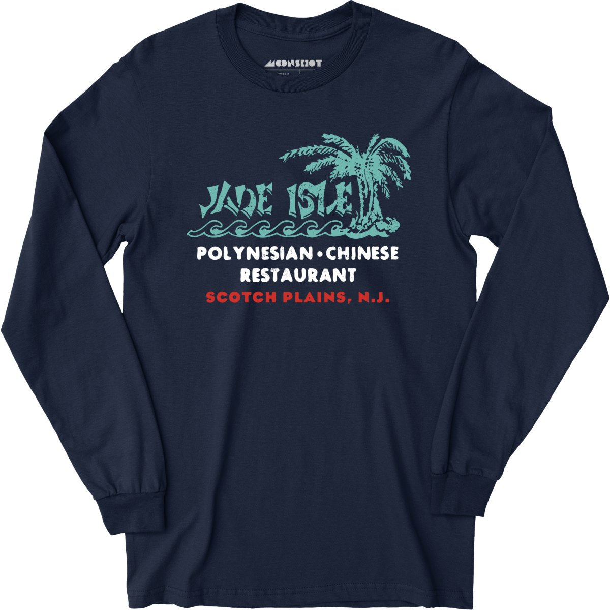 Jade Isle - Scotch Plains, NJ - Vintage Tiki Bar - Long Sleeve T-Shirt