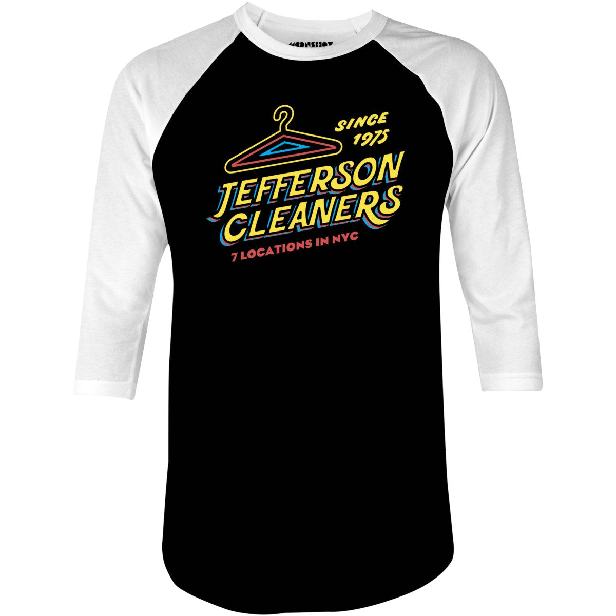 Jefferson Cleaners - 3/4 Sleeve Raglan T-Shirt