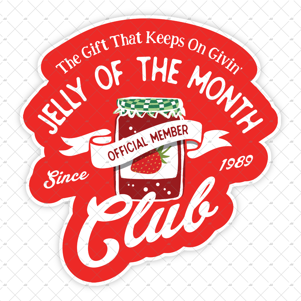 Jelly of the Month Club - Sticker