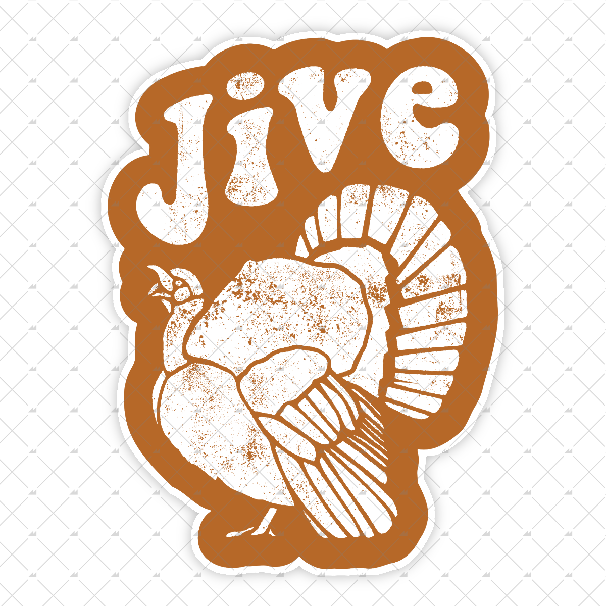 Jive Turkey - Sticker