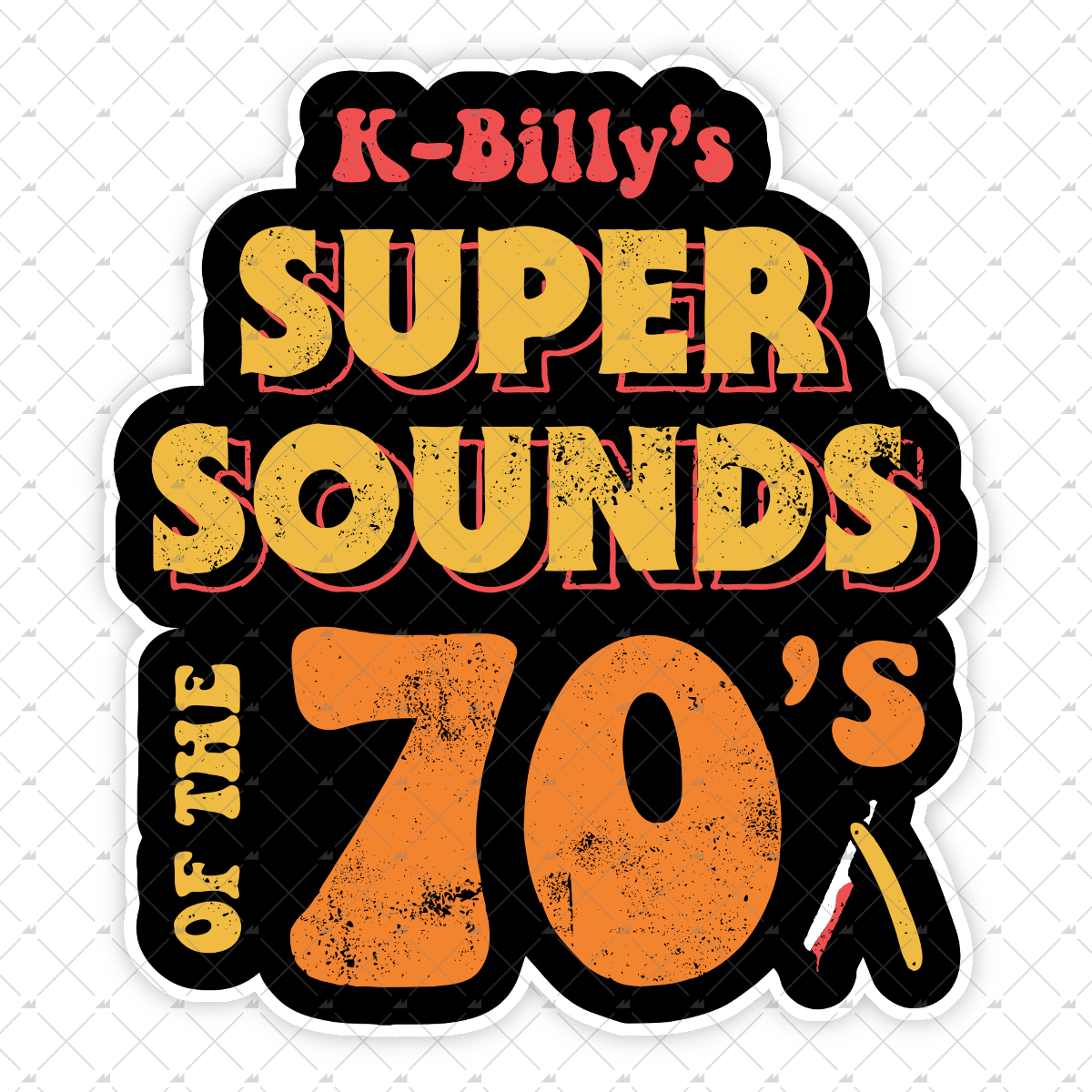 K-Billy's Super Sounds of the 70s - Sticker