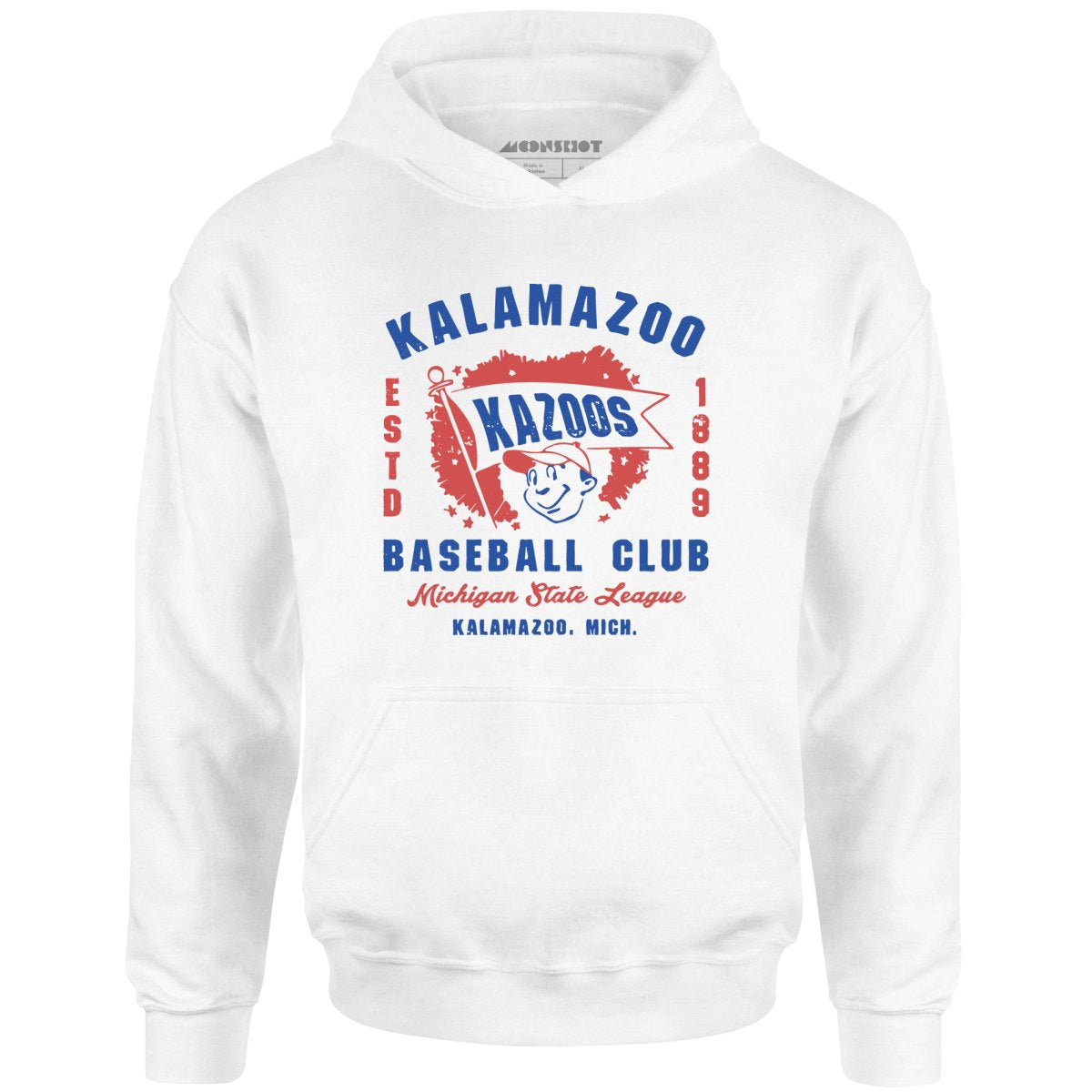 Kalamazoo Kazoos - Michigan - Vintage Defunct Baseball Teams - Unisex Hoodie