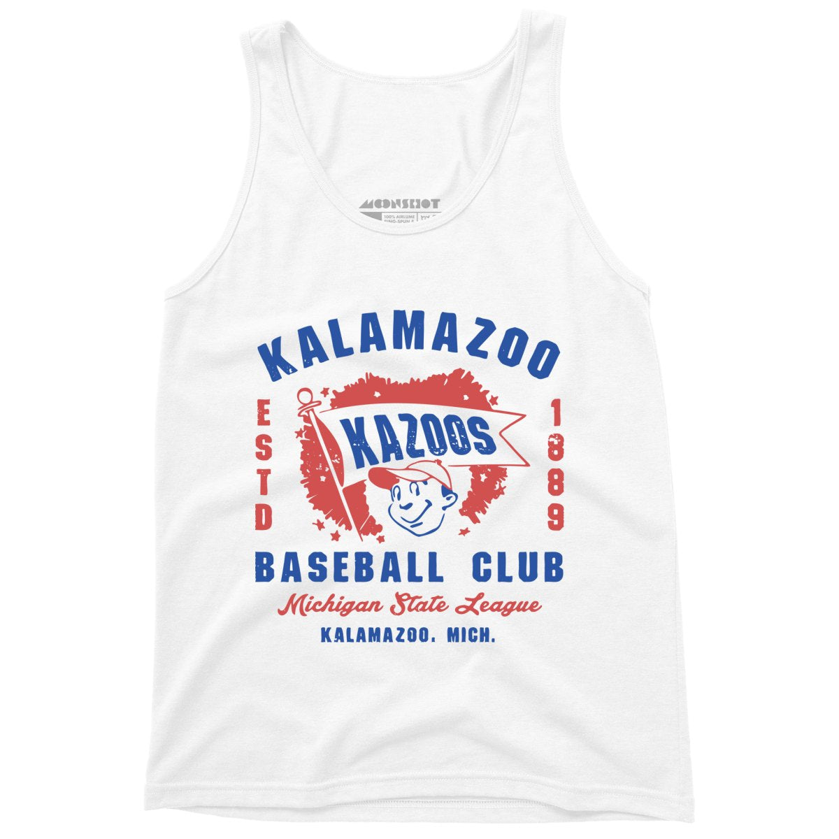 Kalamazoo Kazoos - Michigan - Vintage Defunct Baseball Teams - Unisex Tank Top