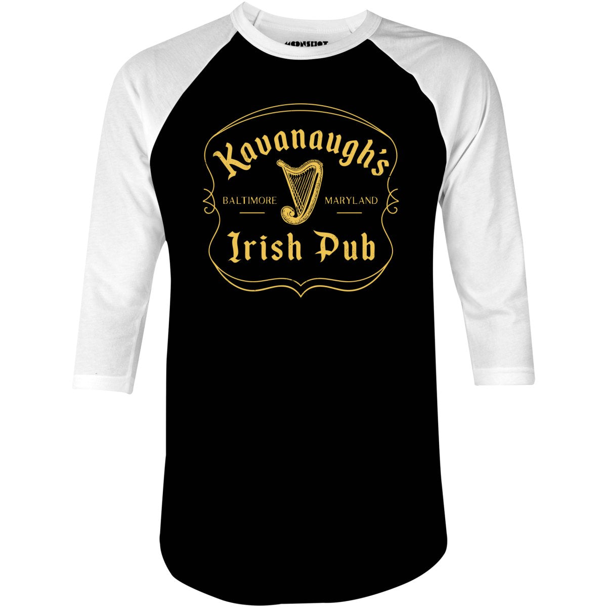 Kavanaugh's Irish Pub - 3/4 Sleeve Raglan T-Shirt