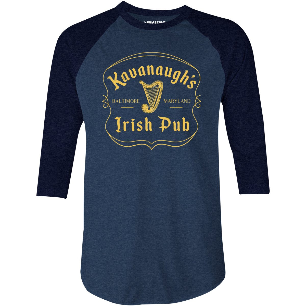 Kavanaugh's Irish Pub - 3/4 Sleeve Raglan T-Shirt