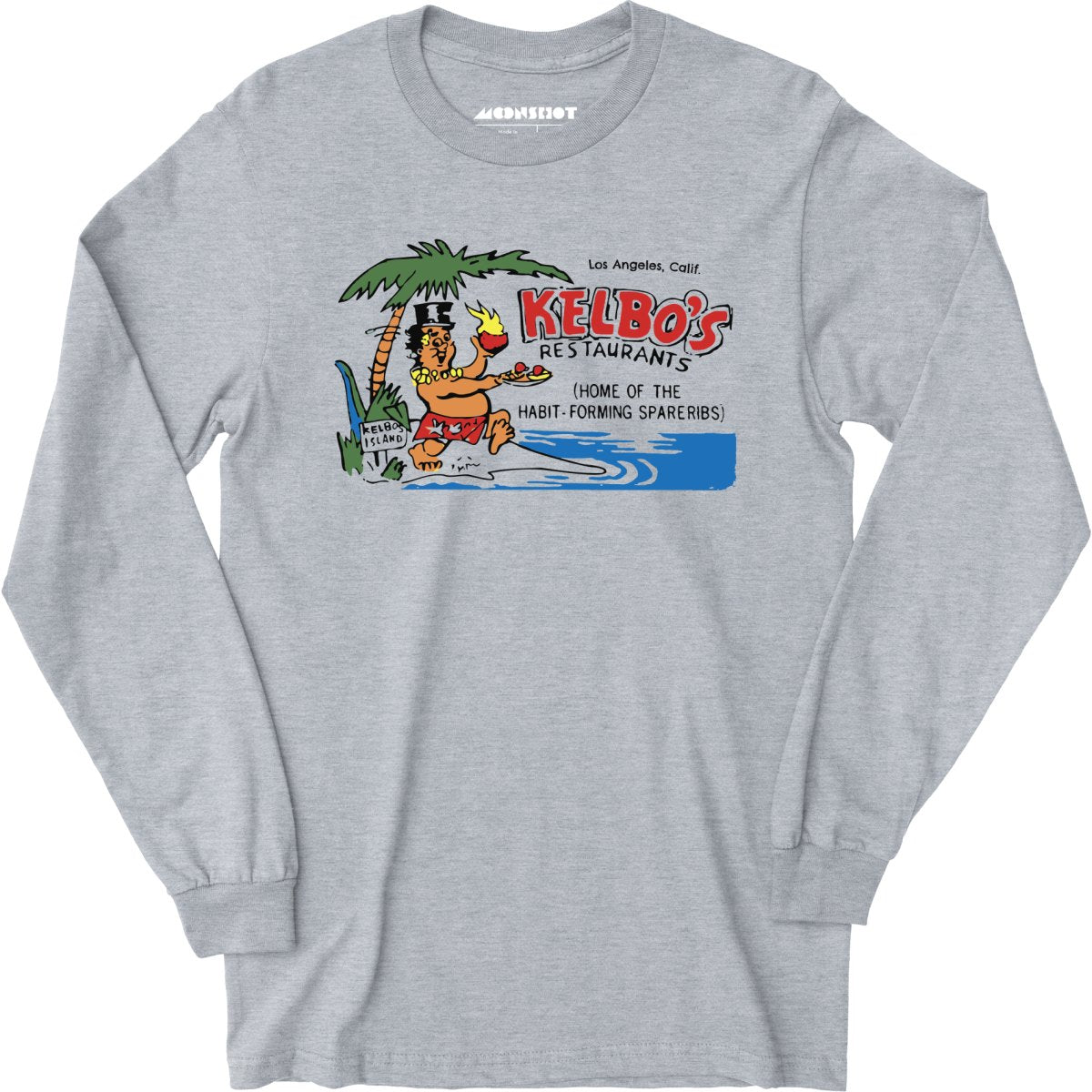 Kelbo's v2 - Los Angeles, CA - Vintage Tiki Bar - Long Sleeve T-Shirt