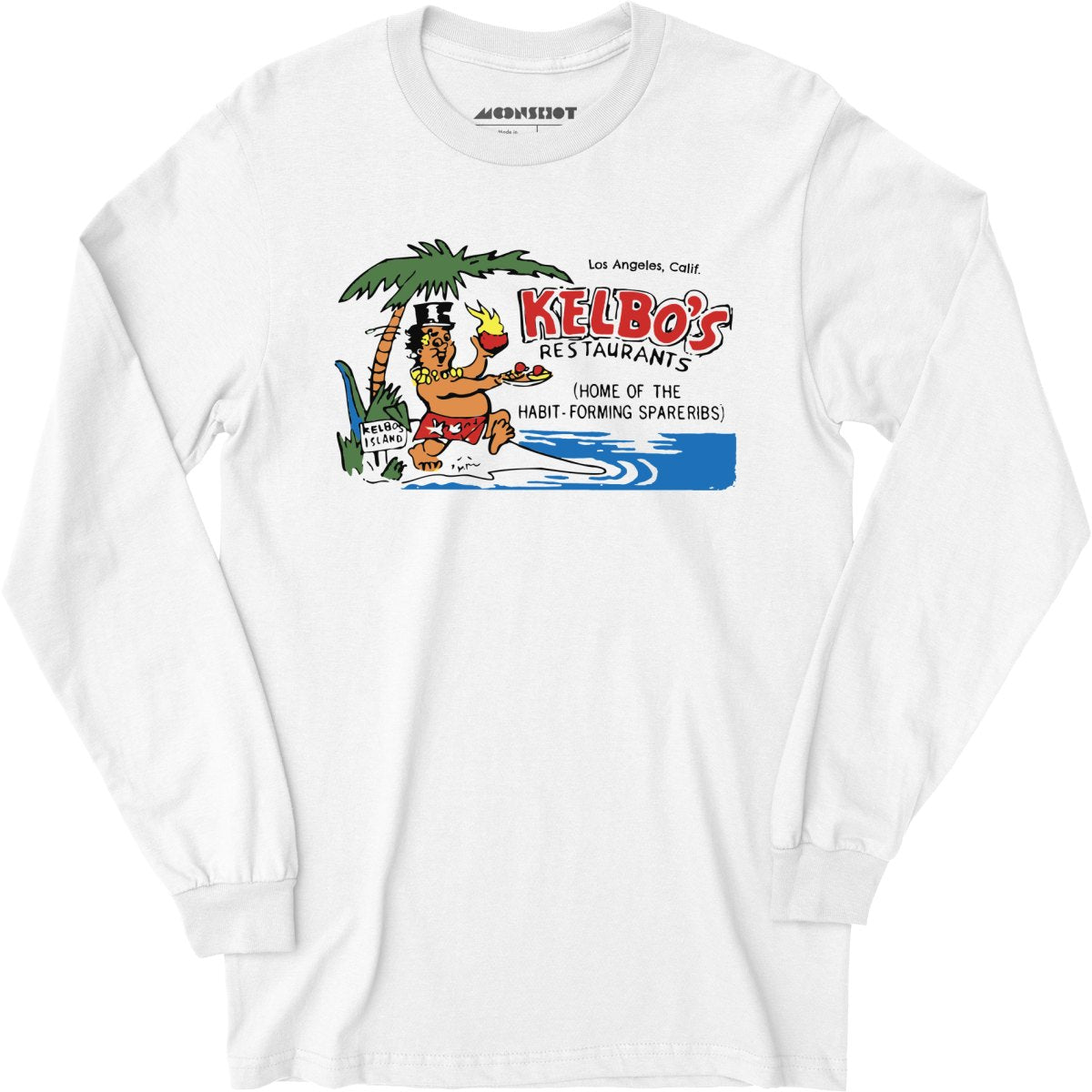 Kelbo's v2 - Los Angeles, CA - Vintage Tiki Bar - Long Sleeve T-Shirt