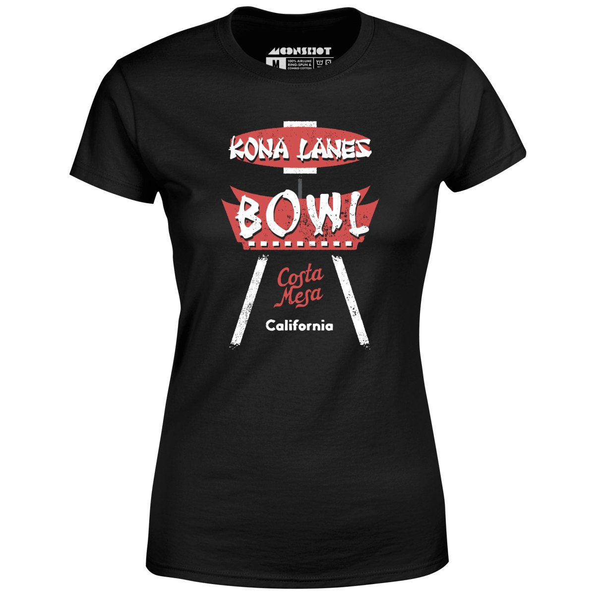 Kona Lanes - Costa Mesa, CA - Vintage Bowling Alley - Women's T-Shirt