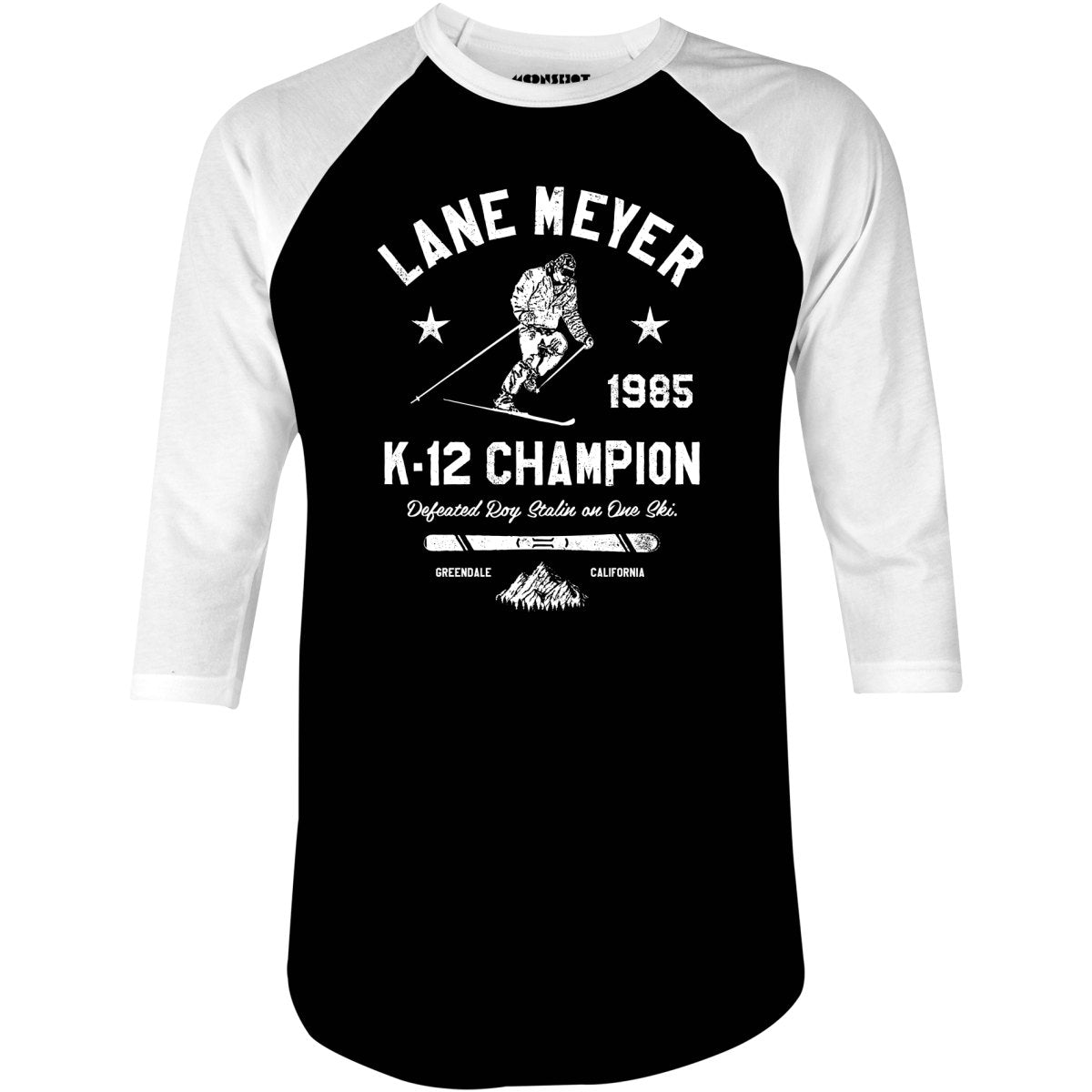 Lane Meyer K-12 Champion - 3/4 Sleeve Raglan T-Shirt