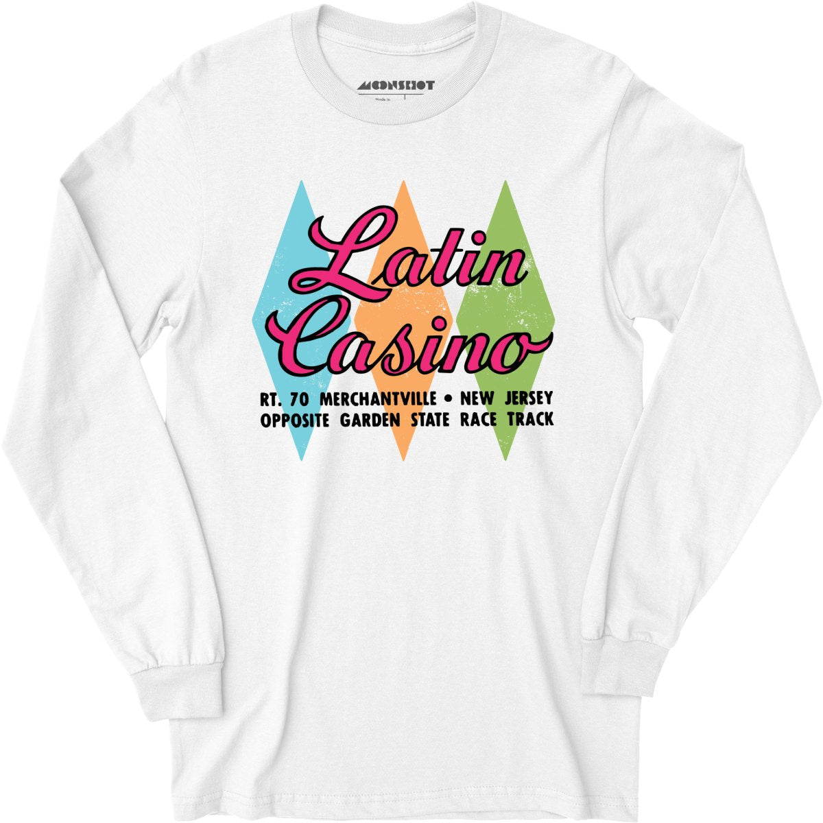 Latin Casino - Cherry Hill, New Jersey - Vintage Nightclub - Long Sleeve T-Shirt