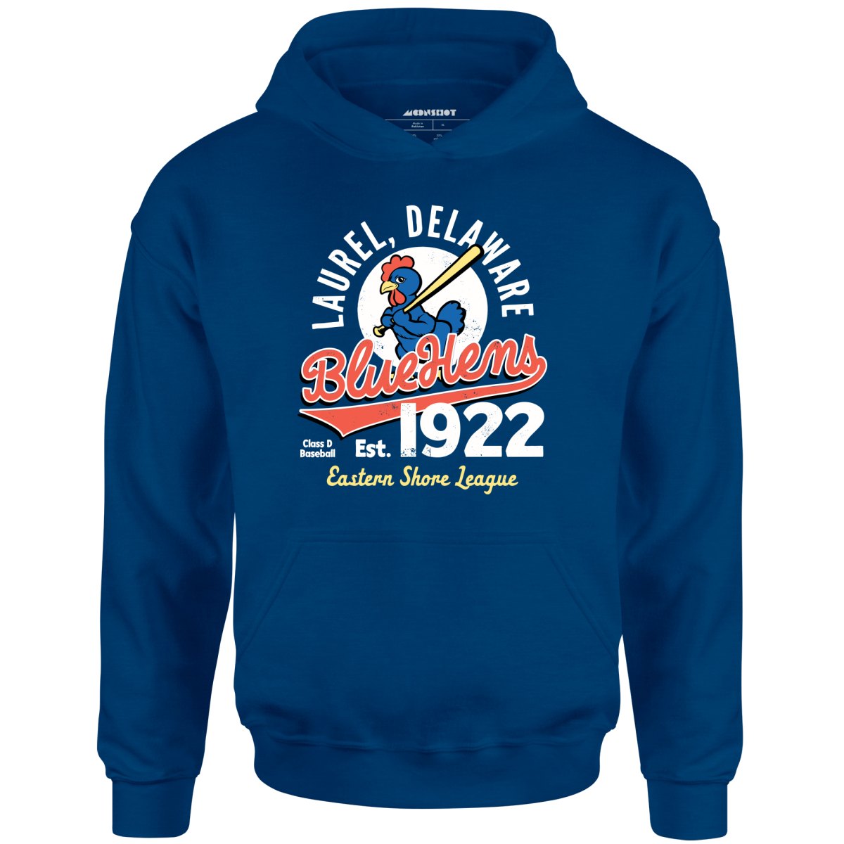 Laurel Blue Hens - Delaware - Vintage Defunct Baseball Teams - Unisex Hoodie