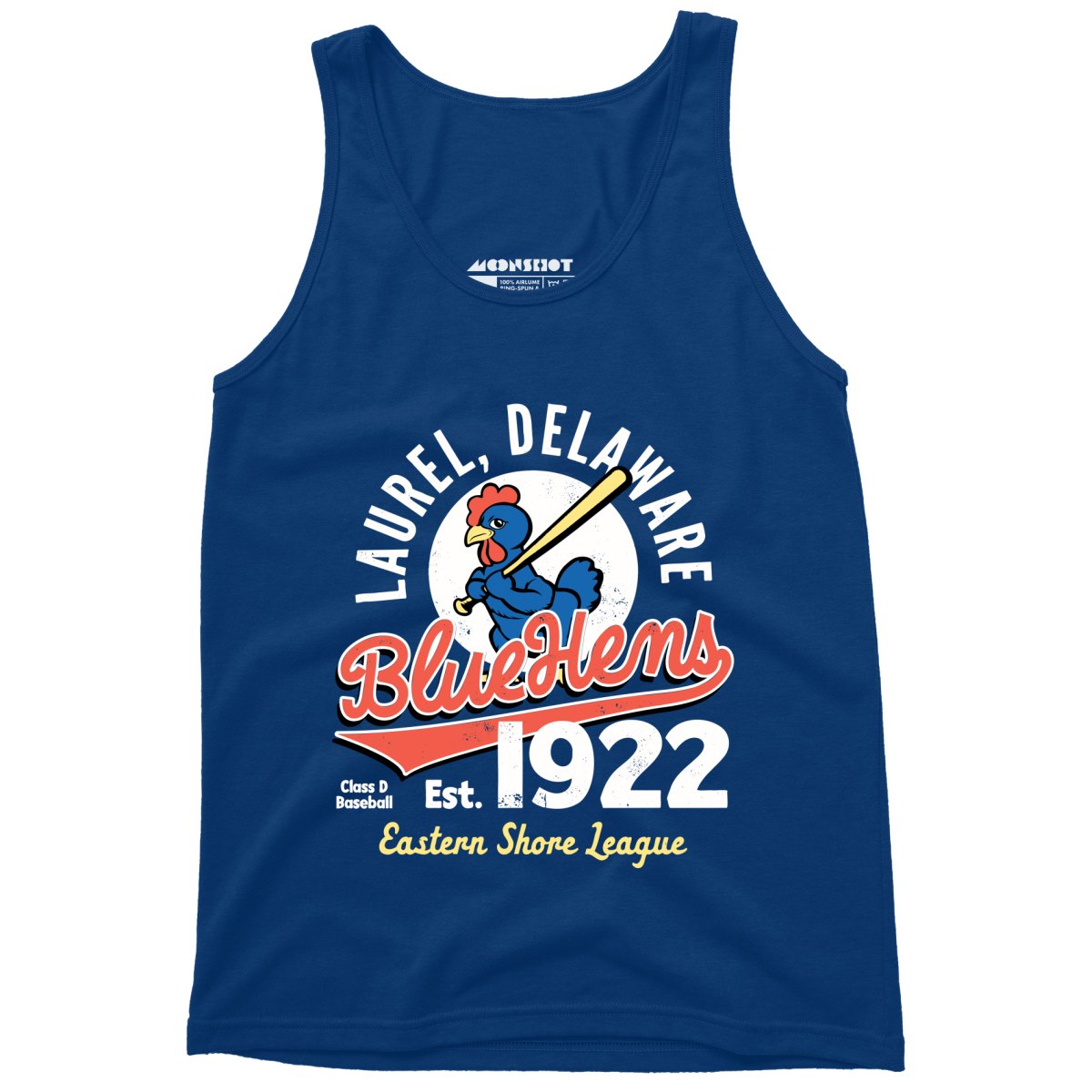 Laurel Blue Hens - Delaware - Vintage Defunct Baseball Teams - Unisex Tank Top