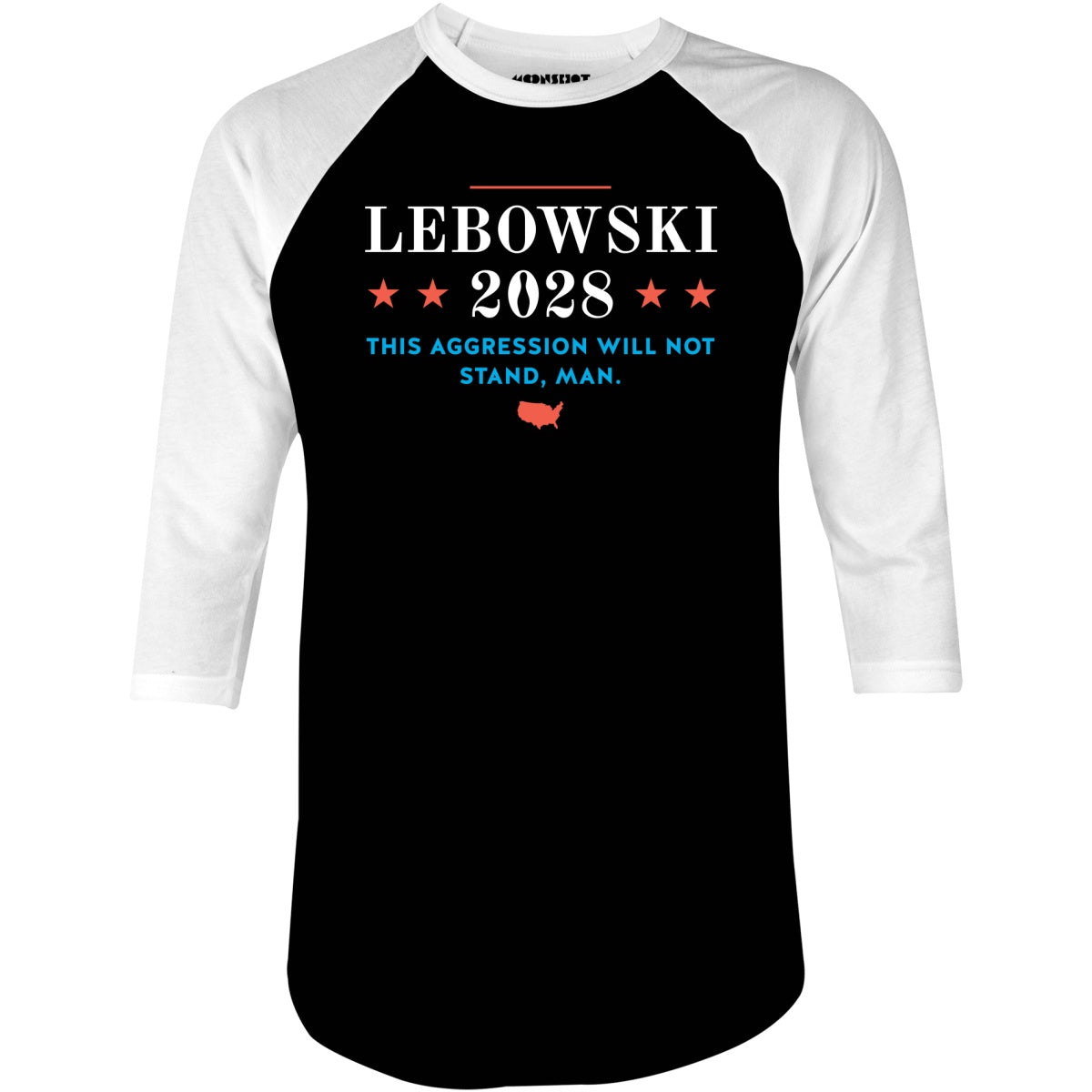 Lebowski 2028 - 3/4 Sleeve Raglan T-Shirt