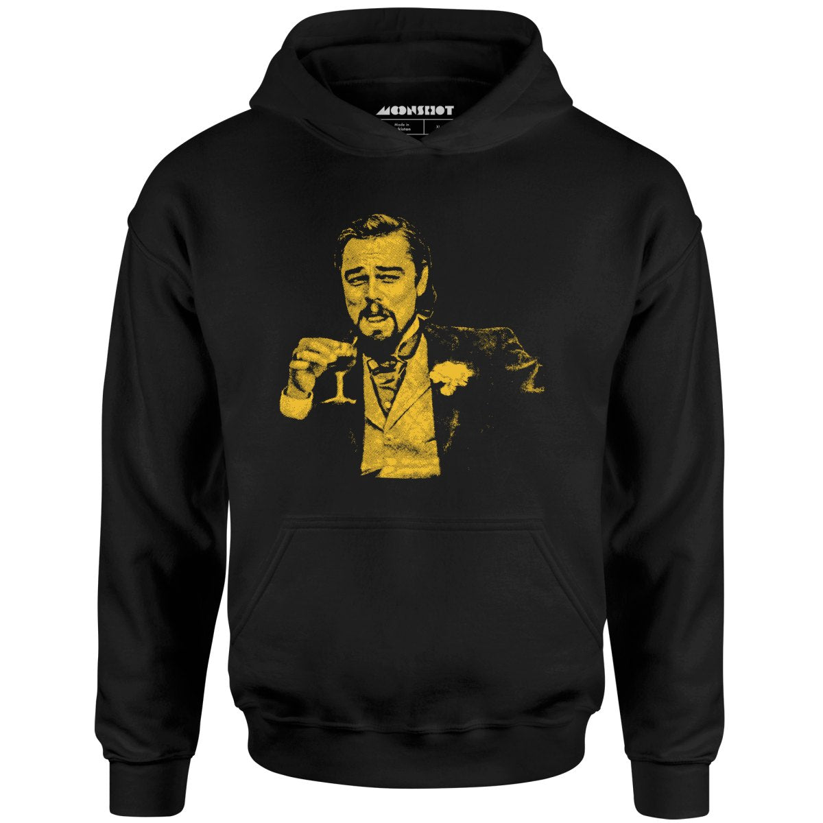 Leonardo DiCaprio Django Laughing Reaction Meme - Unisex Hoodie