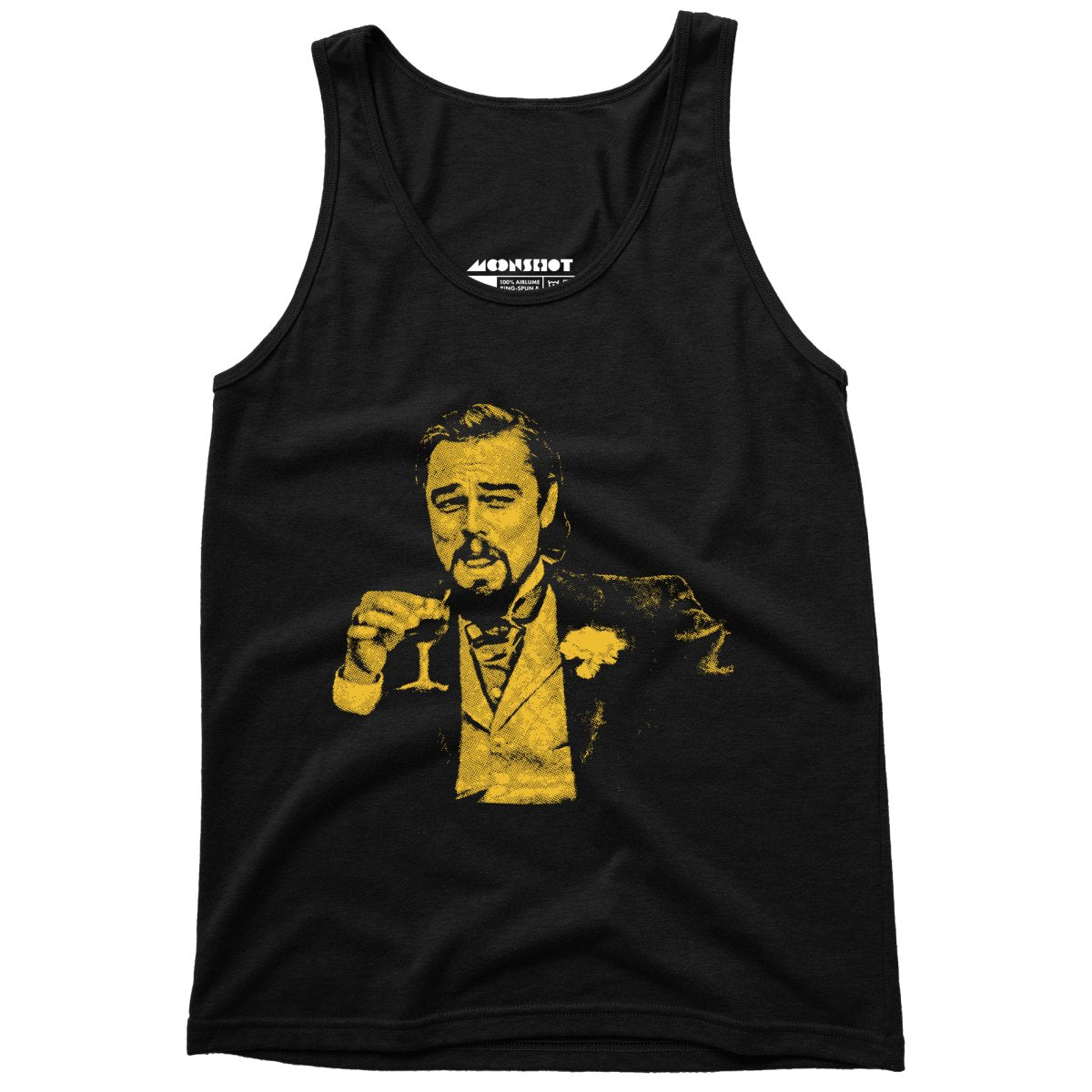 Leonardo DiCaprio Django Laughing Reaction Meme - Unisex Tank Top