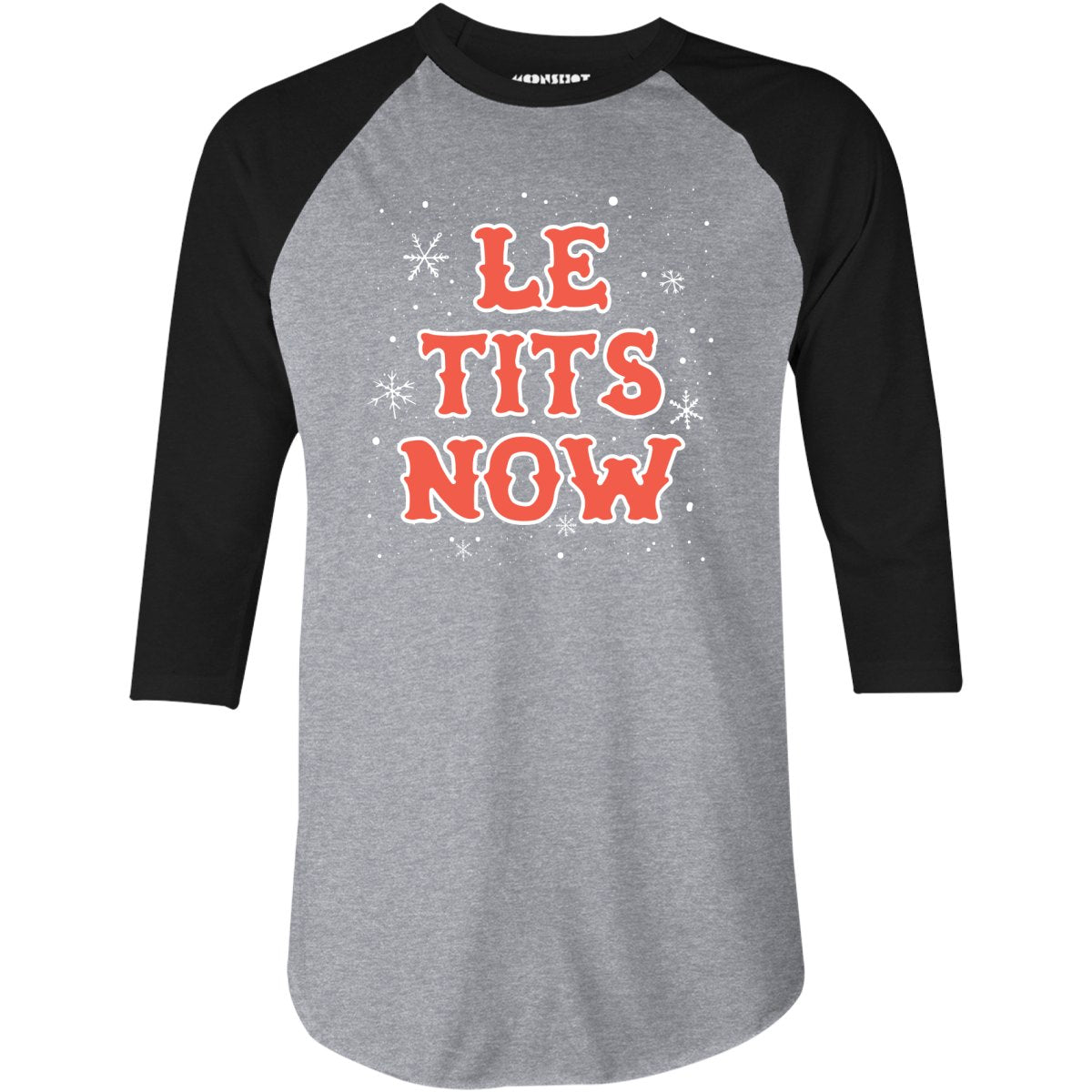 Let it Snow - 3/4 Sleeve Raglan T-Shirt