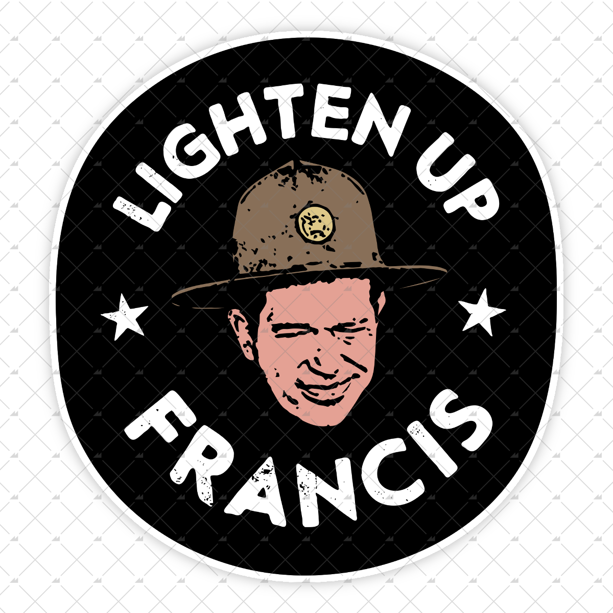 Lighten Up Francis - Sticker