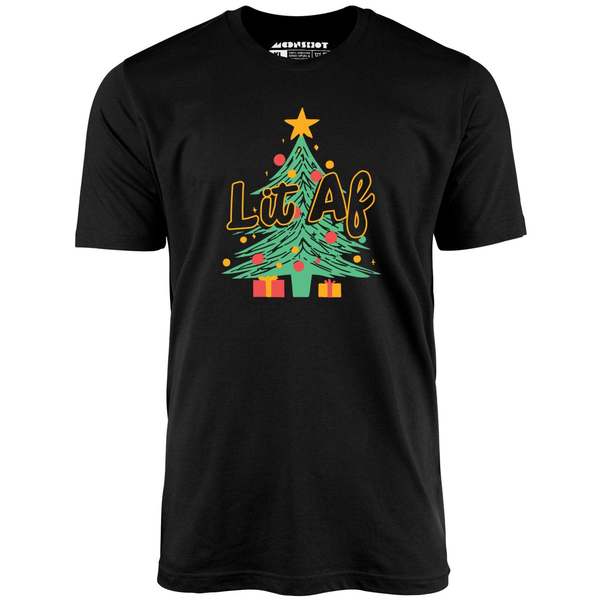 Lit AF Christmas Tree - Unisex T-Shirt