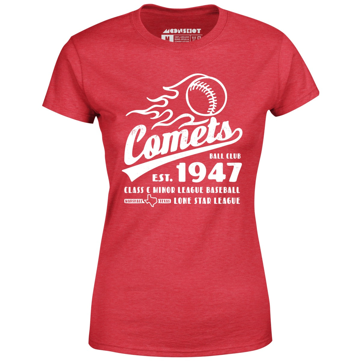 Marshall Comets - Texas - Vintage Defunct Baseball Teams - Women's T-Shirt