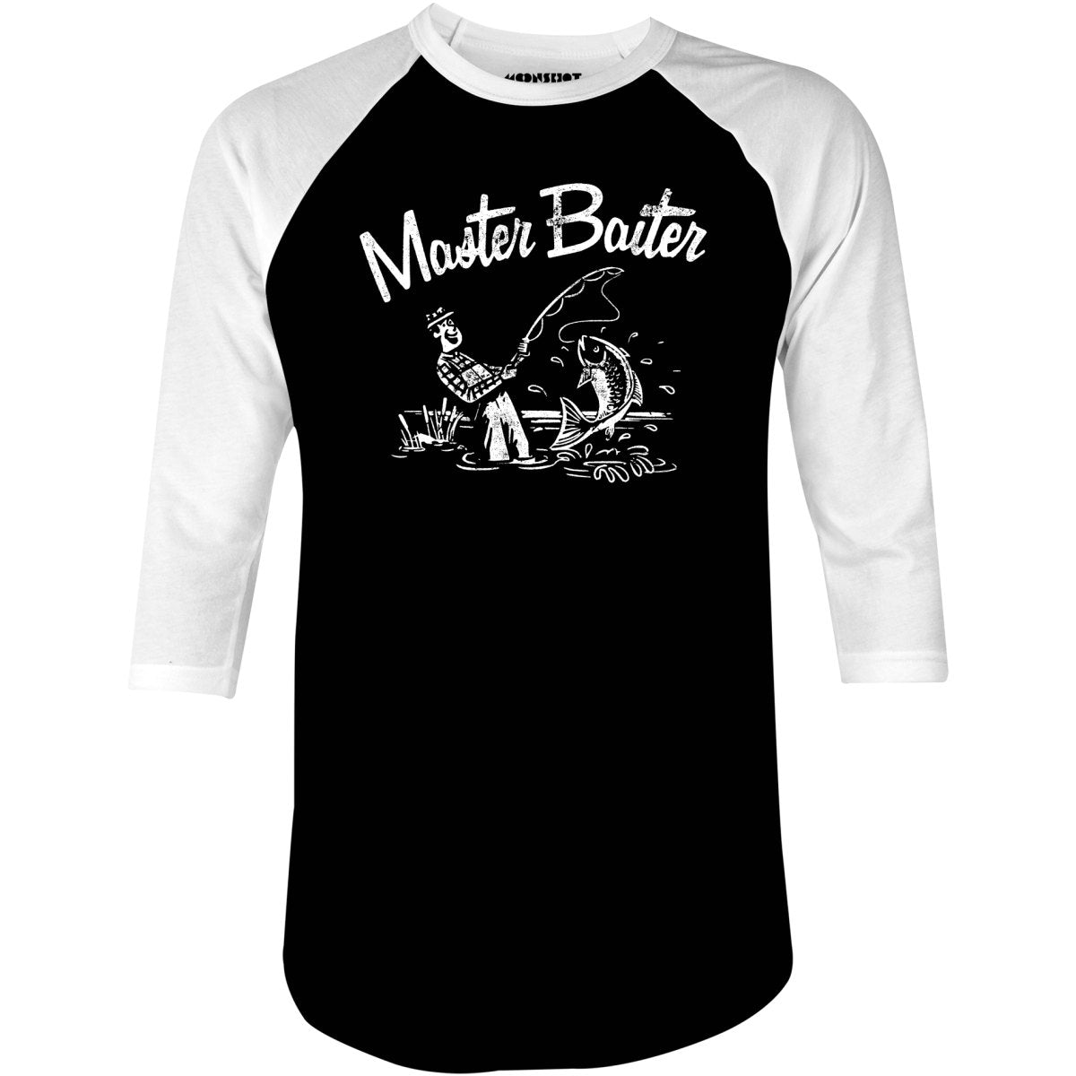 Master Baiter - 3/4 Sleeve Raglan T-Shirt