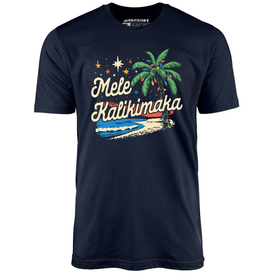 Mele Kalikimaka Christmas - Midnight Navy - Full Front