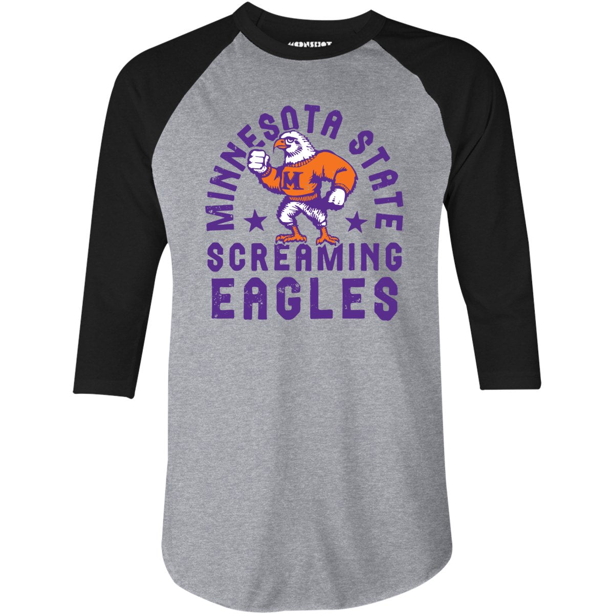 Minnesota State Screaming Eagles - 3/4 Sleeve Raglan T-Shirt