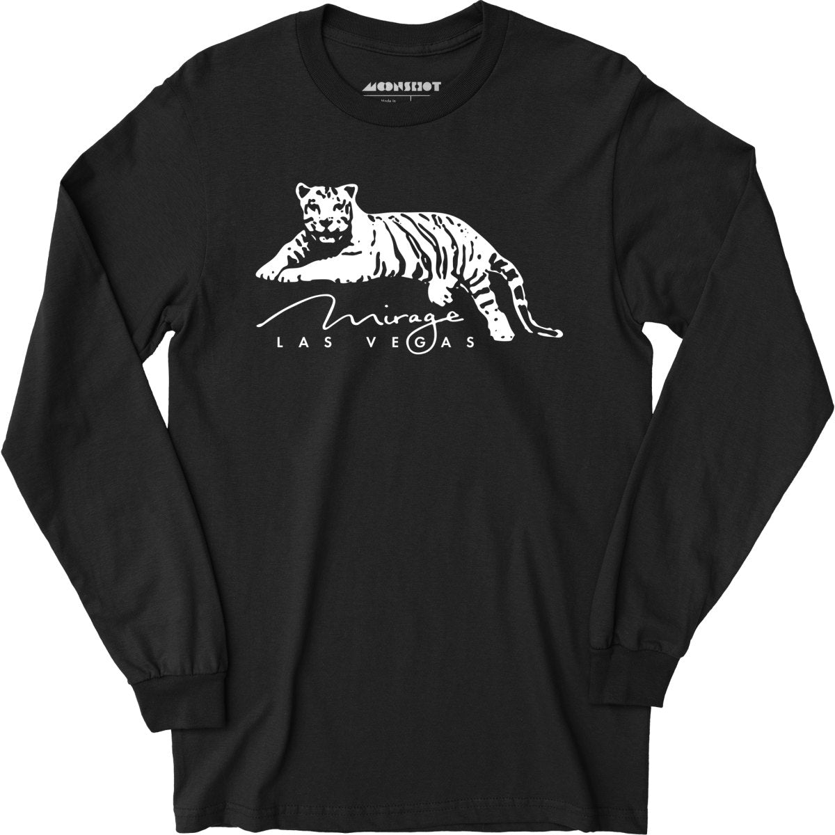 Mirage Tiger - Vintage Las Vegas - Long Sleeve T-Shirt