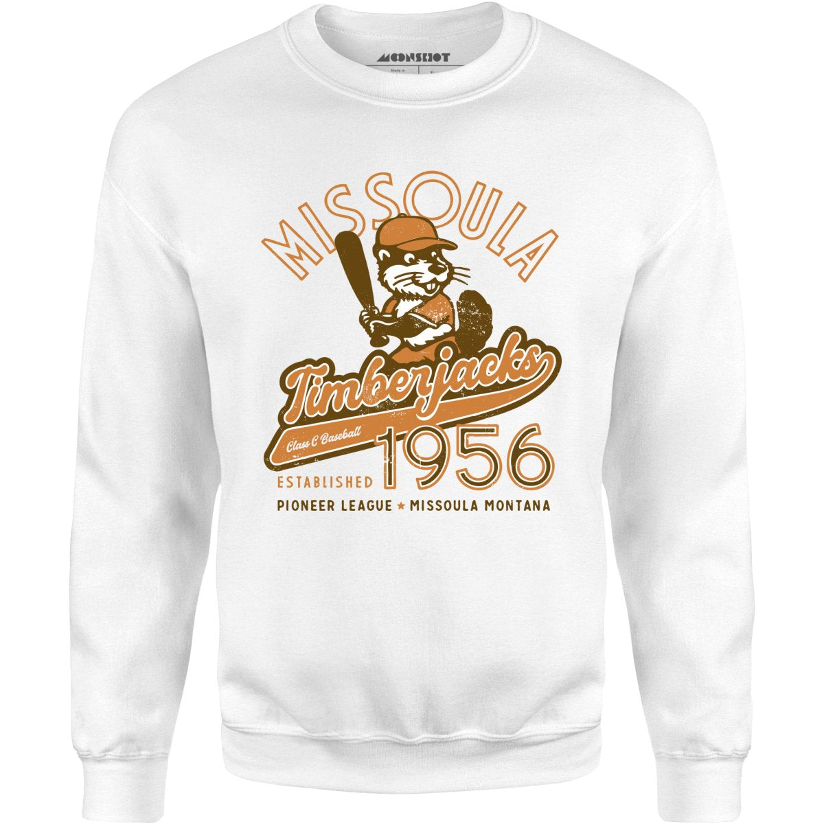 Missoula Timberjacks - Montana - Vintage Defunct Baseball Teams - Unisex Sweatshirt