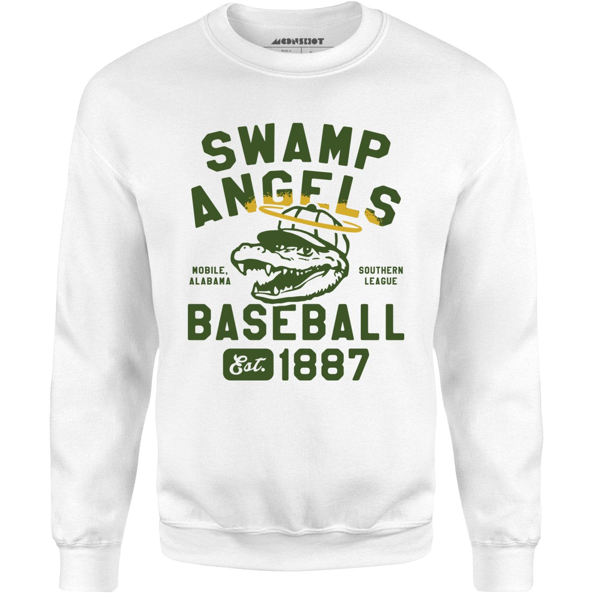 Mobile Swamp Angels - Alabama - Vintage Defunct Baseball Teams - Unisex Sweatshirt