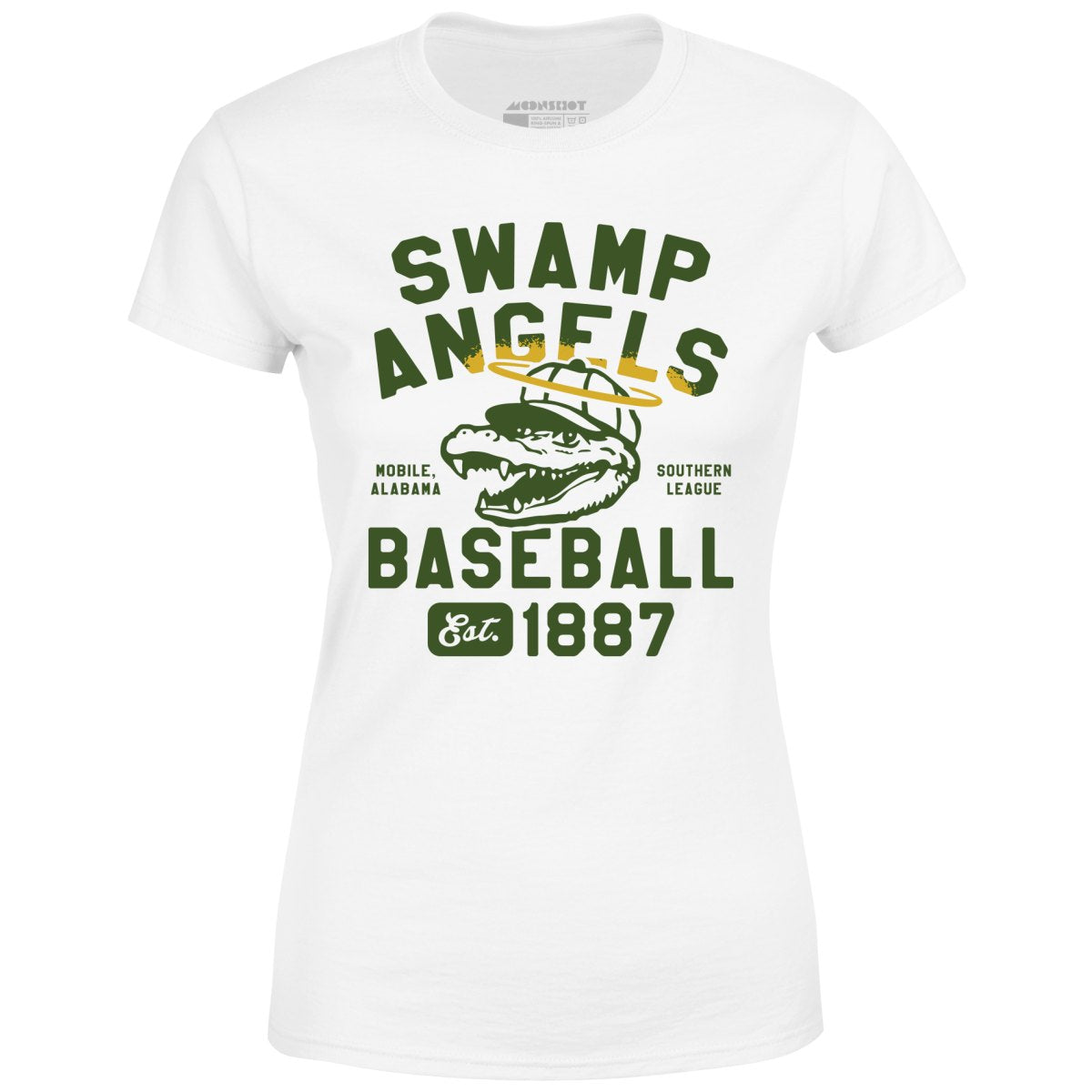 Mobile Swamp Angels - Alabama - Vintage Defunct Baseball Teams - Women's T-Shirt