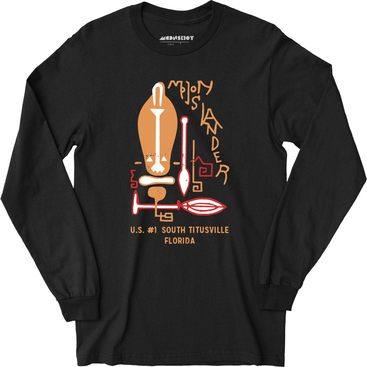 Moon Islander - Titusville, FL - Vintage Tiki Bar - Long Sleeve T-Shirt