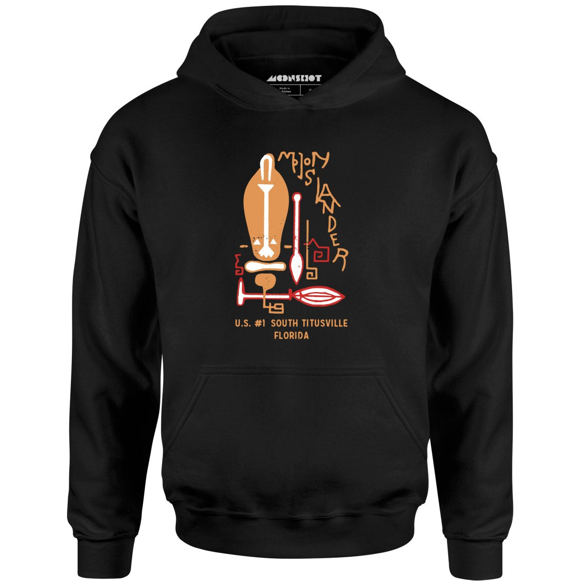 Moon Islander - Titusville, FL - Vintage Tiki Bar - Unisex Hoodie