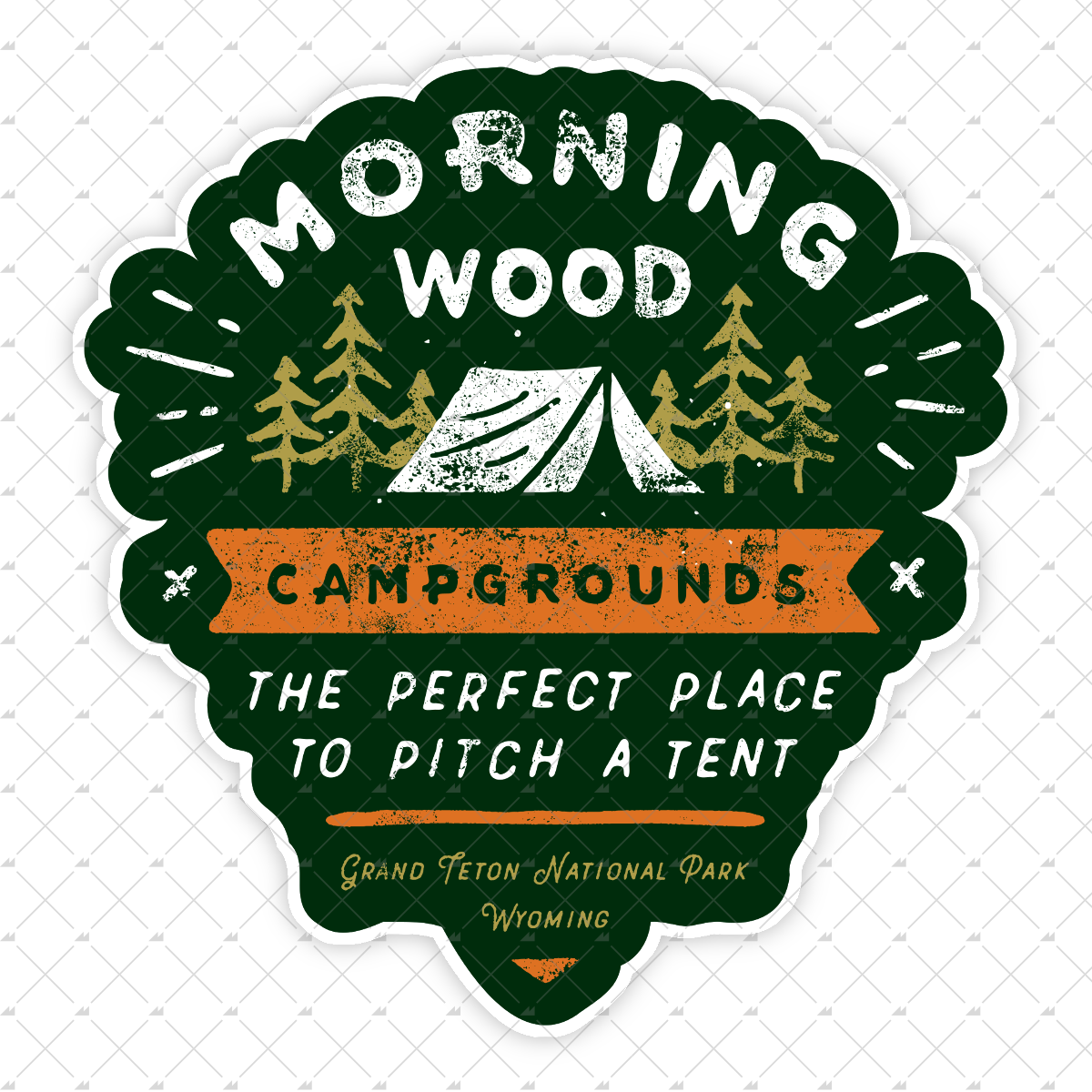 Morning Wood Campgrounds - Sticker