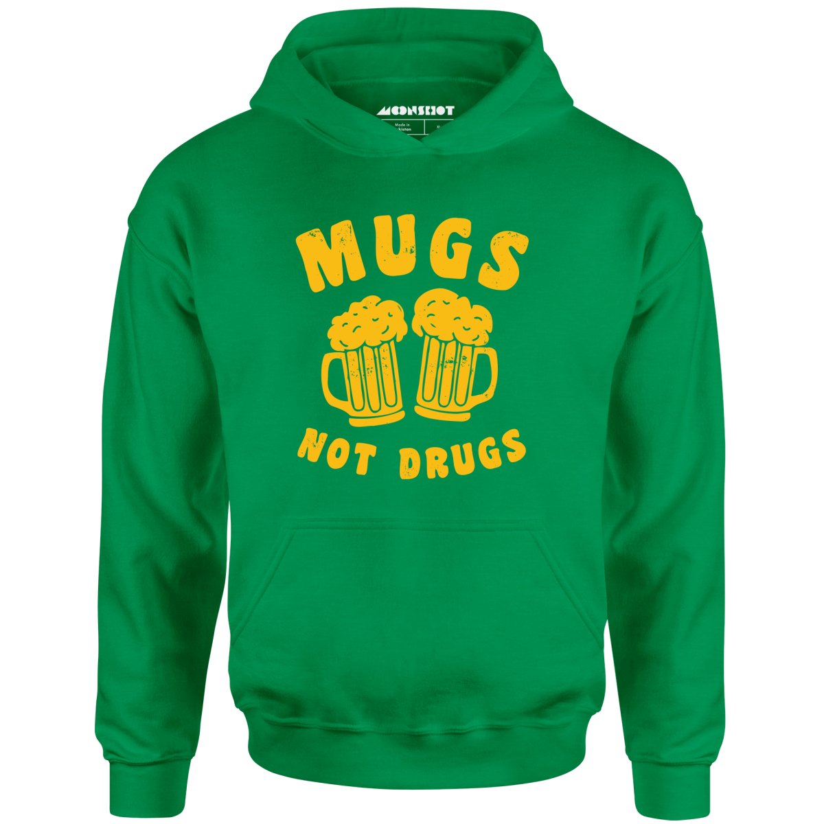 Mugs Not Drugs - Unisex Hoodie