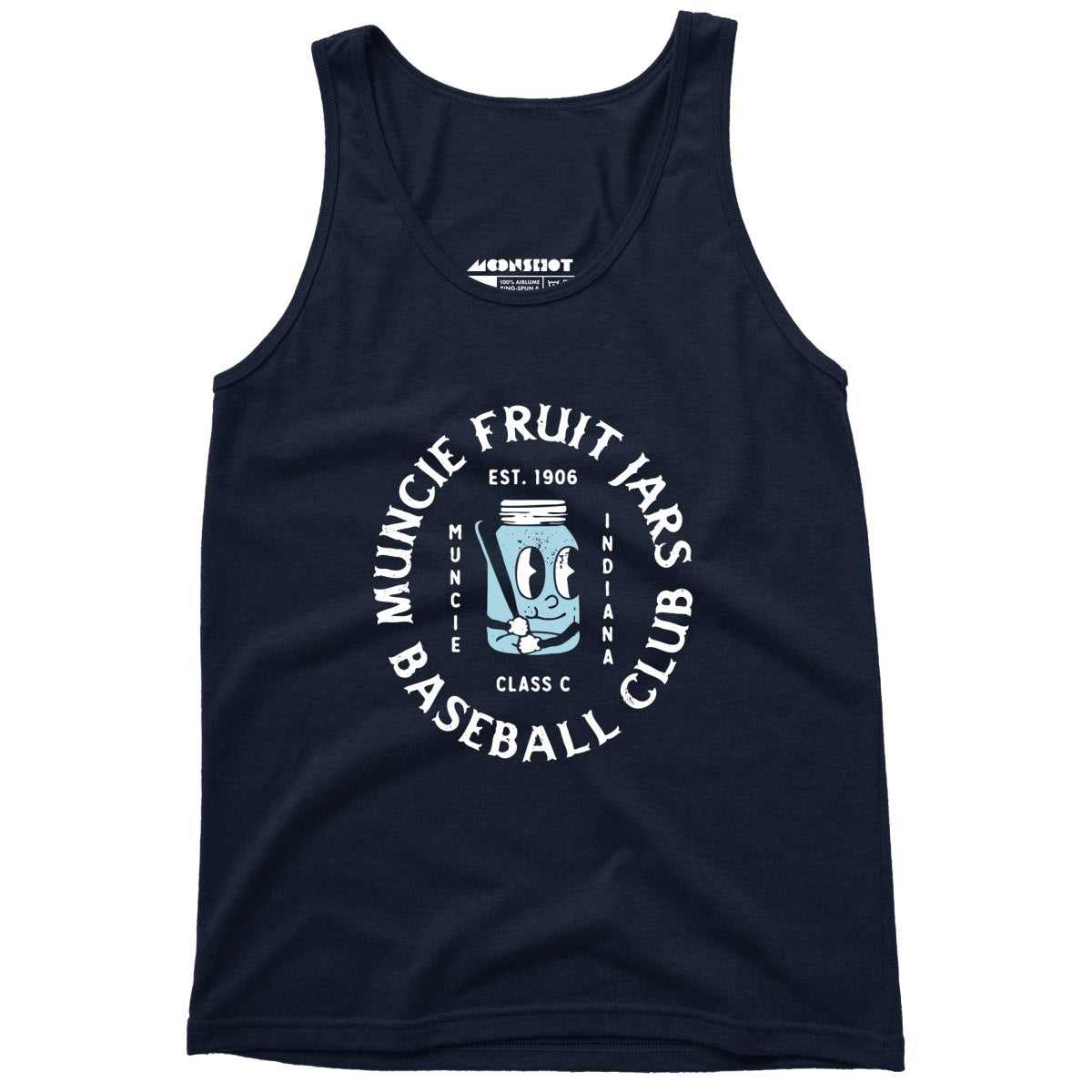 Muncie Fruit Jars - Indiana - Vintage Defunct Baseball Teams - Unisex Tank Top