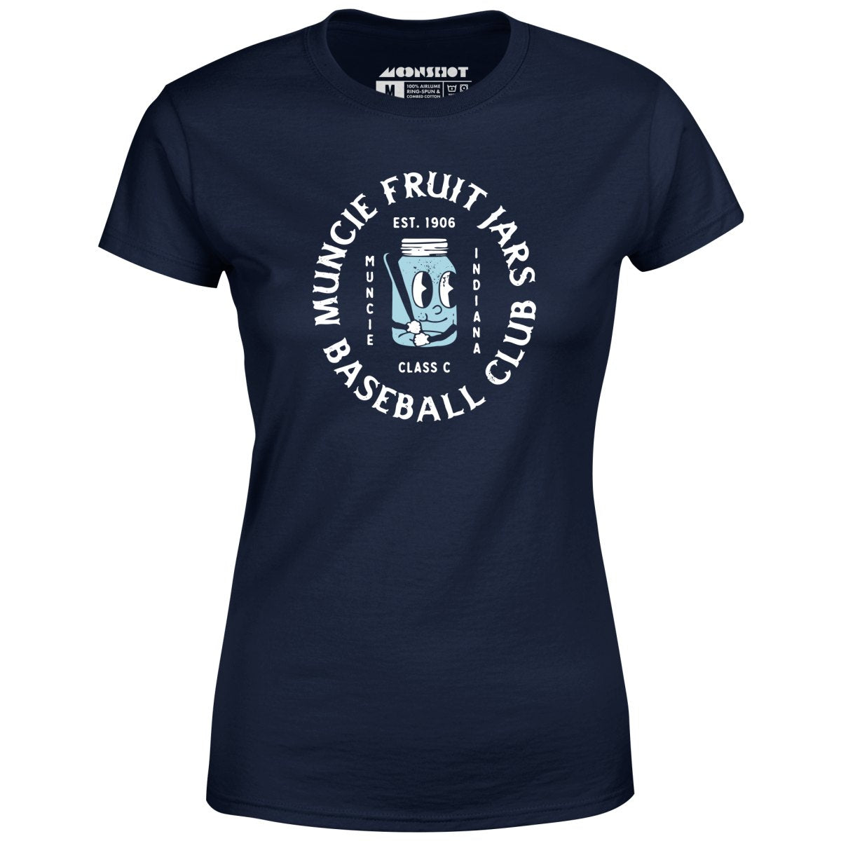 Muncie Fruit Jars - Indiana - Vintage Defunct Baseball Teams - Women's T-Shirt