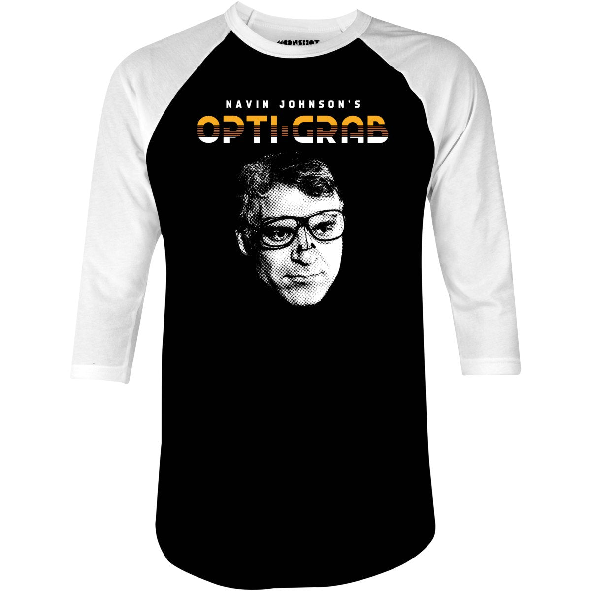 Navin Johnson's Opti-Grab - 3/4 Sleeve Raglan T-Shirt