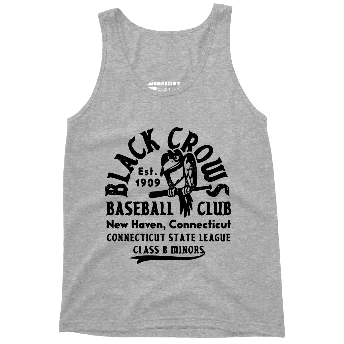 New Haven Black Crows - Connecticut - Vintage Defunct Baseball Teams - Unisex Tank Top