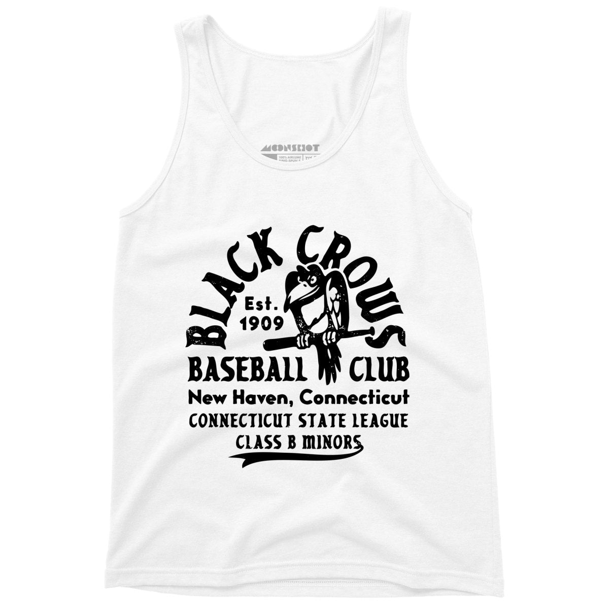 New Haven Black Crows - Connecticut - Vintage Defunct Baseball Teams - Unisex Tank Top