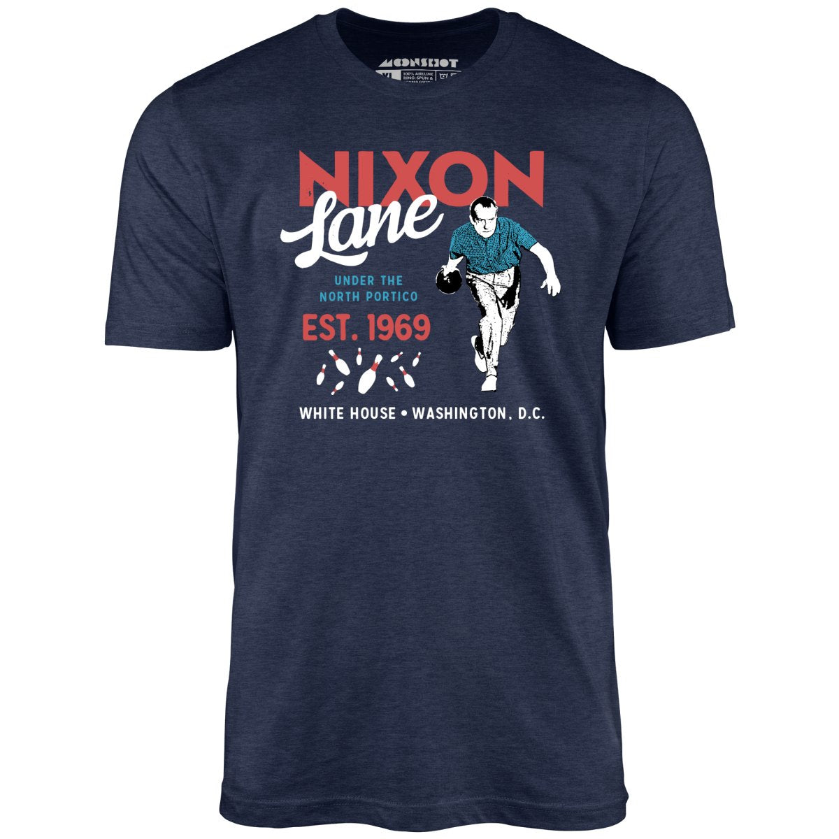 Nixon Lane - Washington D.C. - Vintage Bowling Alley - Unisex T-Shirt