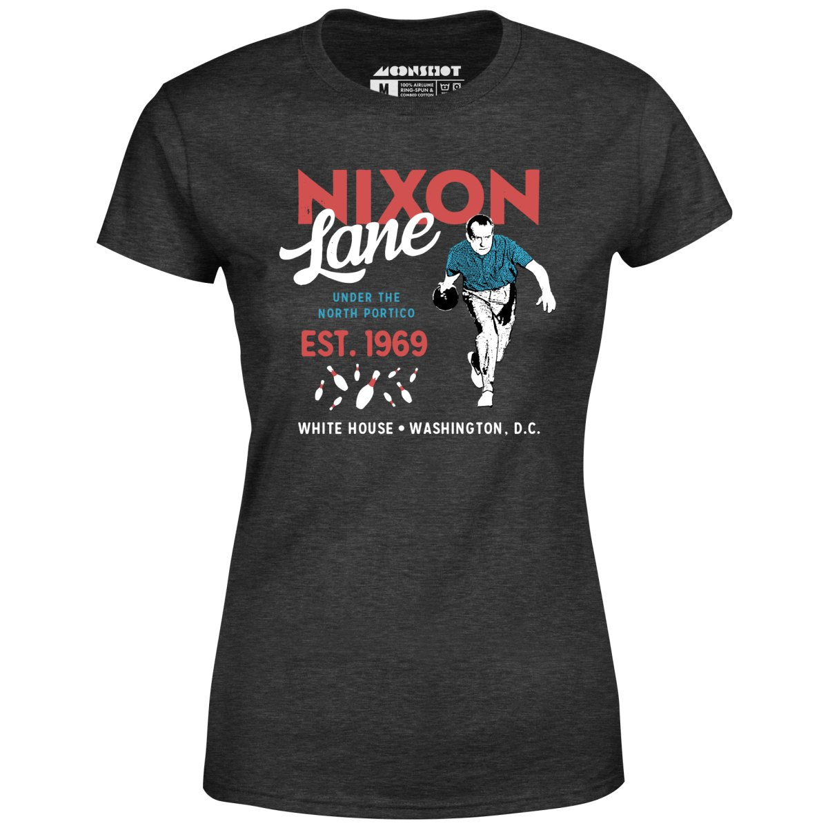 Nixon Lane - Washington D.C. - Vintage Bowling Alley - Women's T-Shirt