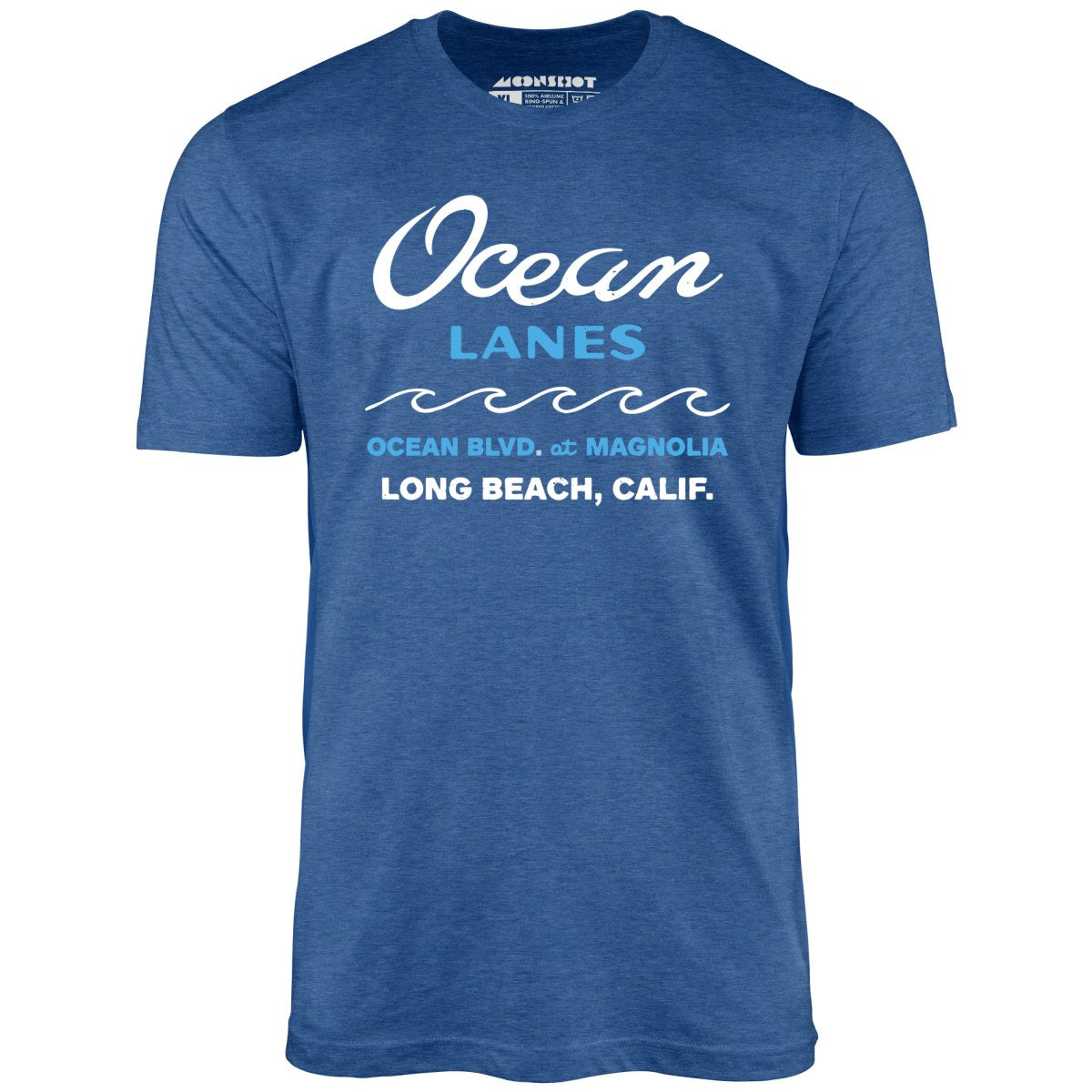 Ocean Lanes - Long Beach, CA - Vintage Bowling Alley - Unisex T-Shirt