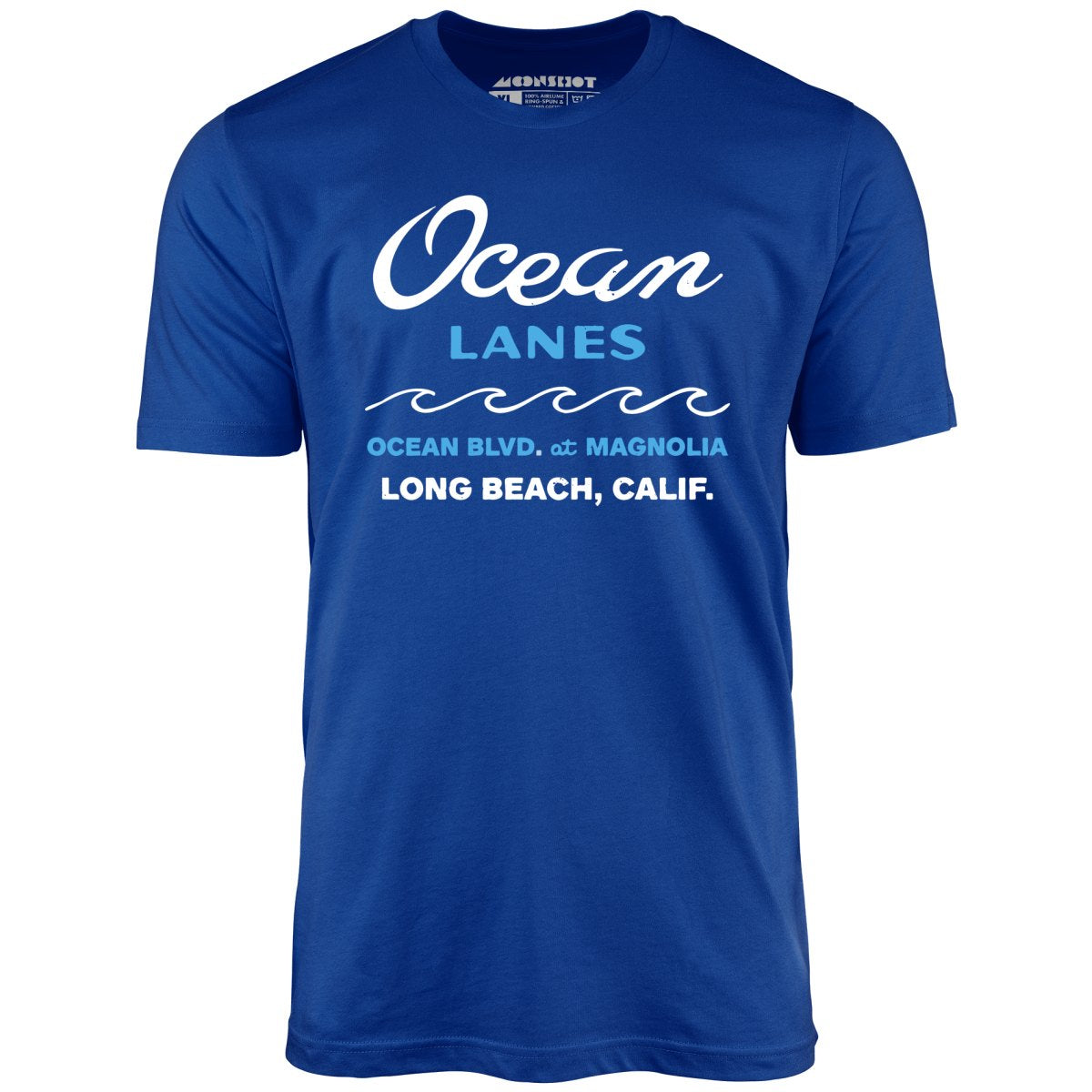 Ocean Lanes - Long Beach, CA - Vintage Bowling Alley - Unisex T-Shirt