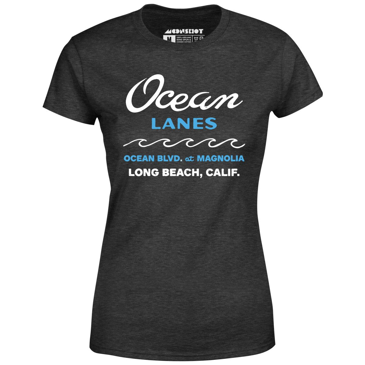 Ocean Lanes - Long Beach, CA - Vintage Bowling Alley - Women's T-Shirt