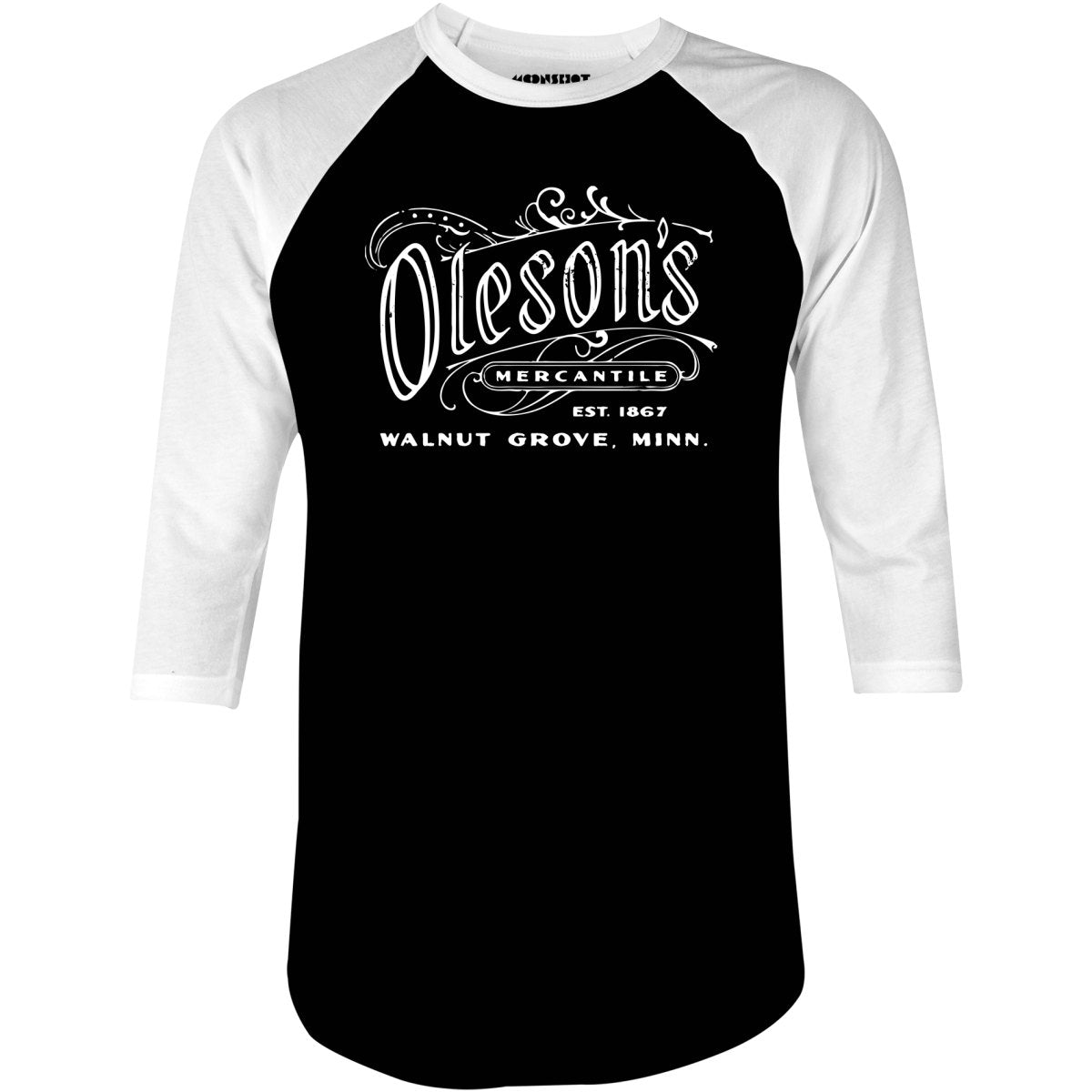 Oleson's Mercantile - 3/4 Sleeve Raglan T-Shirt