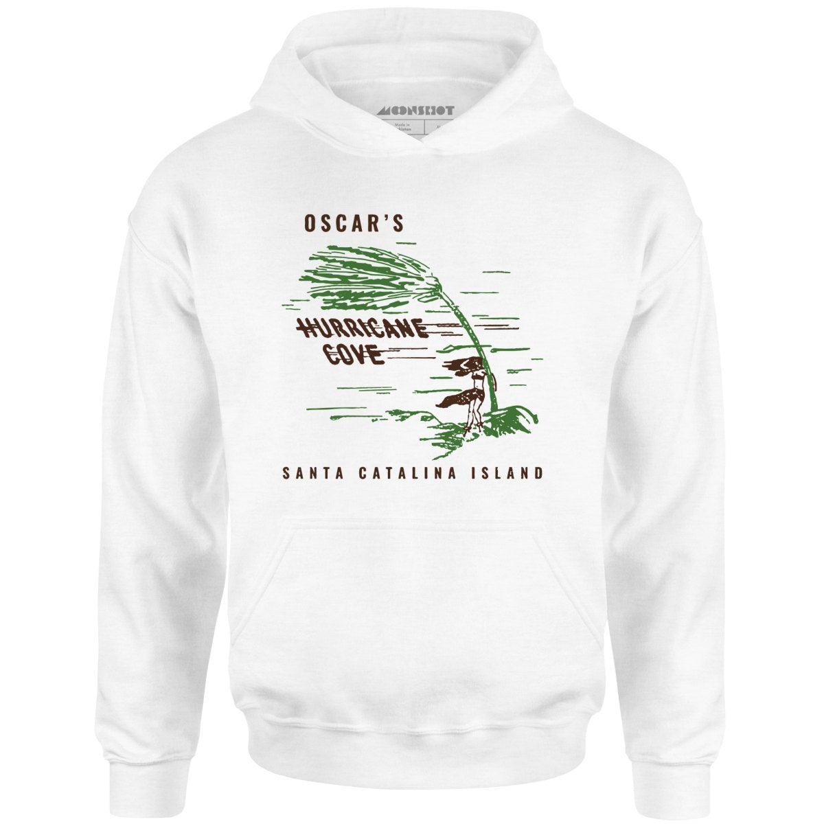 Oscar's Hurricane Cove - Catalina Island, CA - Vintage Tiki Bar - Unisex Hoodie