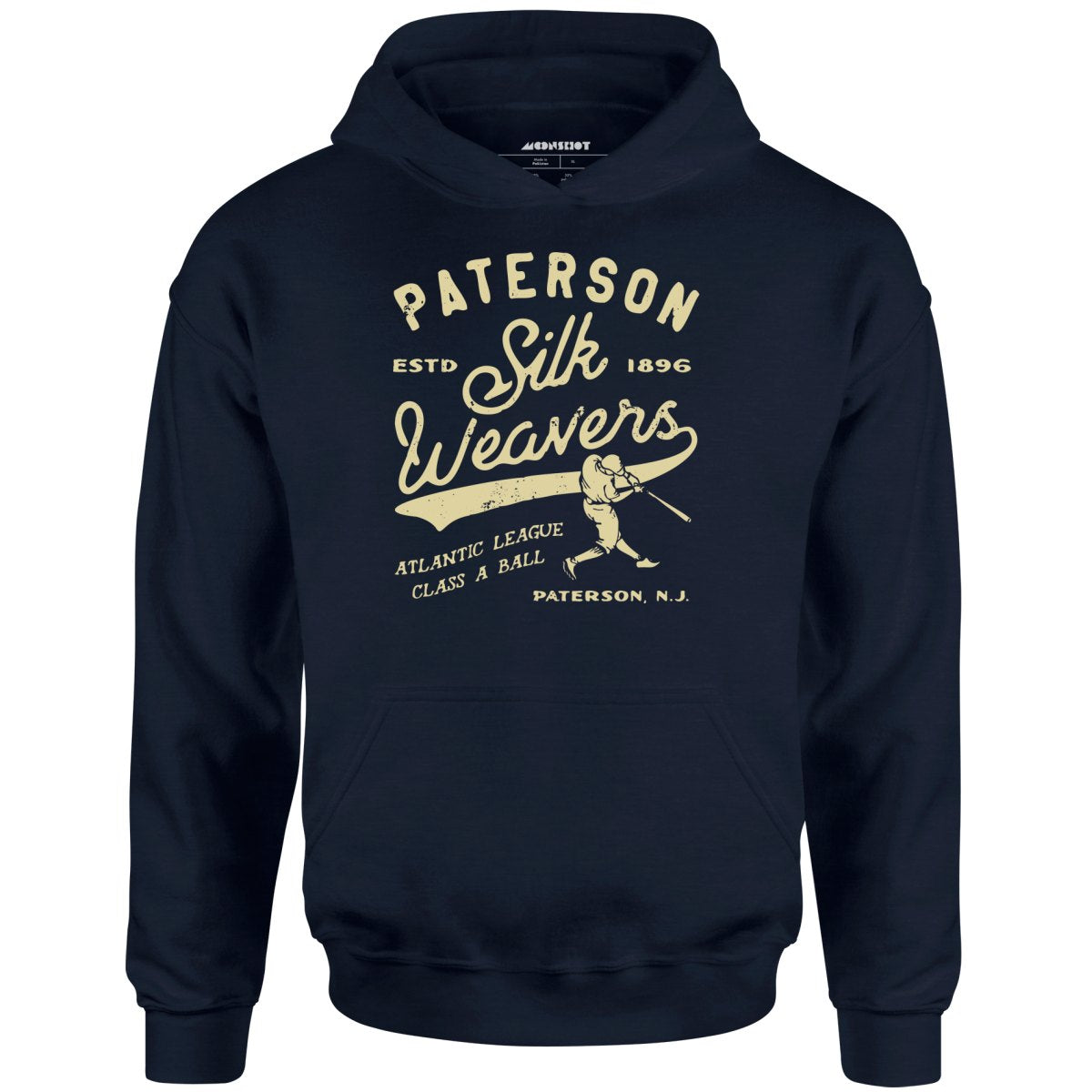 Paterson Silk Weavers - New Jersey - Vintage Defunct Baseball Teams - Unisex Hoodie