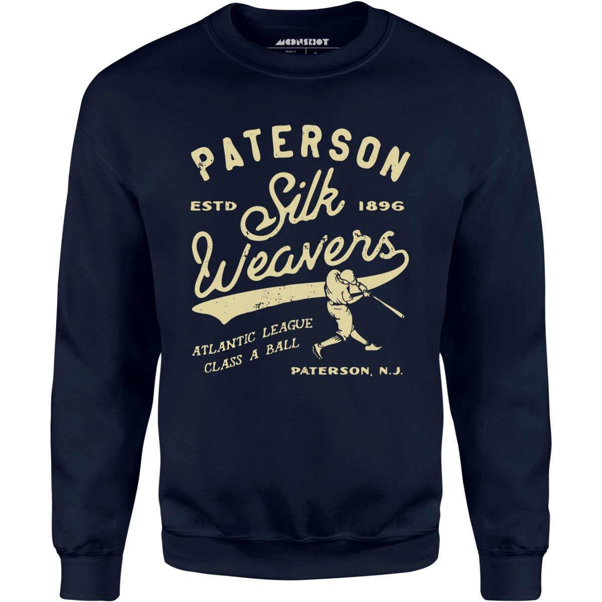 Paterson Silk Weavers - New Jersey - Vintage Defunct Baseball Teams - Unisex Sweatshirt