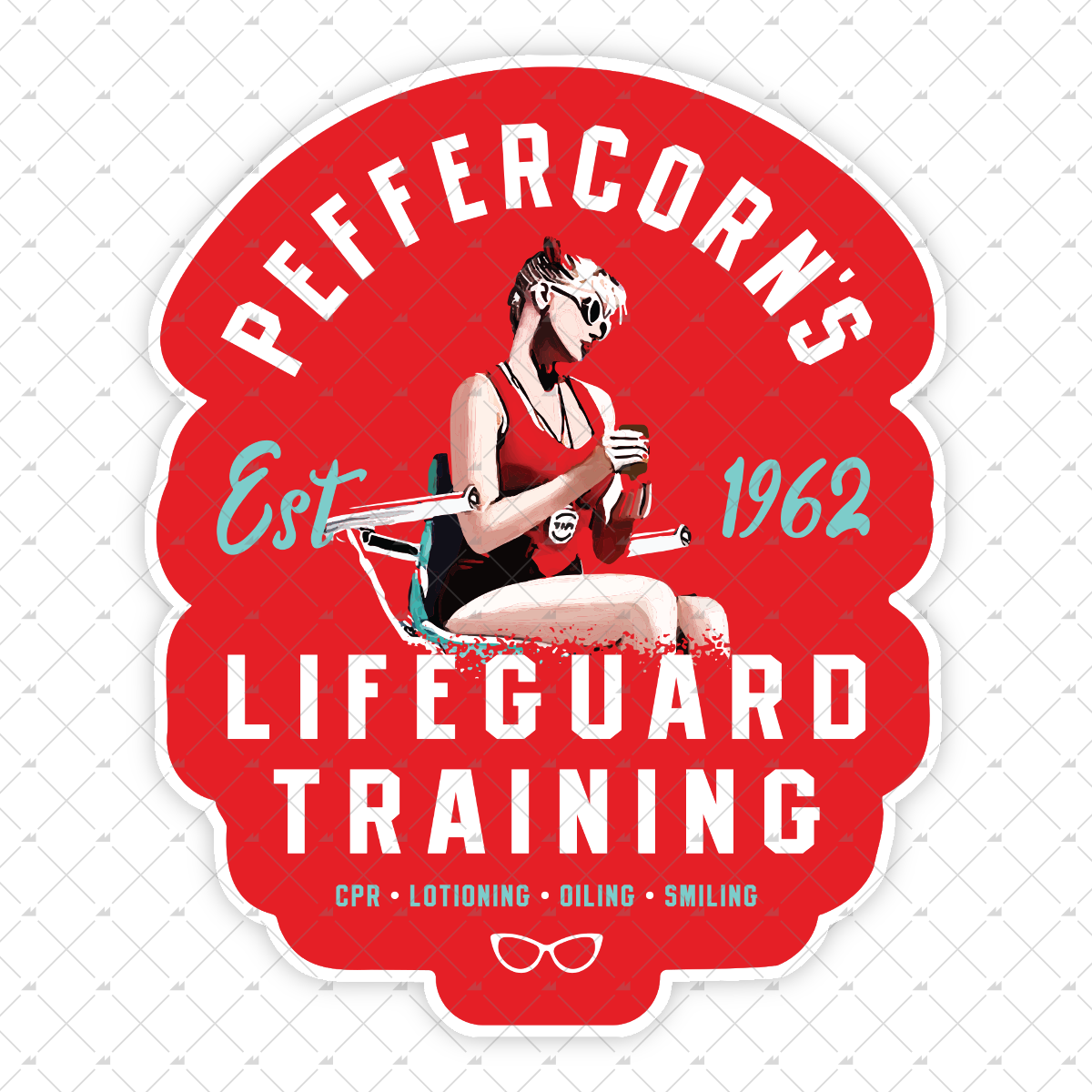 Peffercorn's Lifeguard Training - Sticker