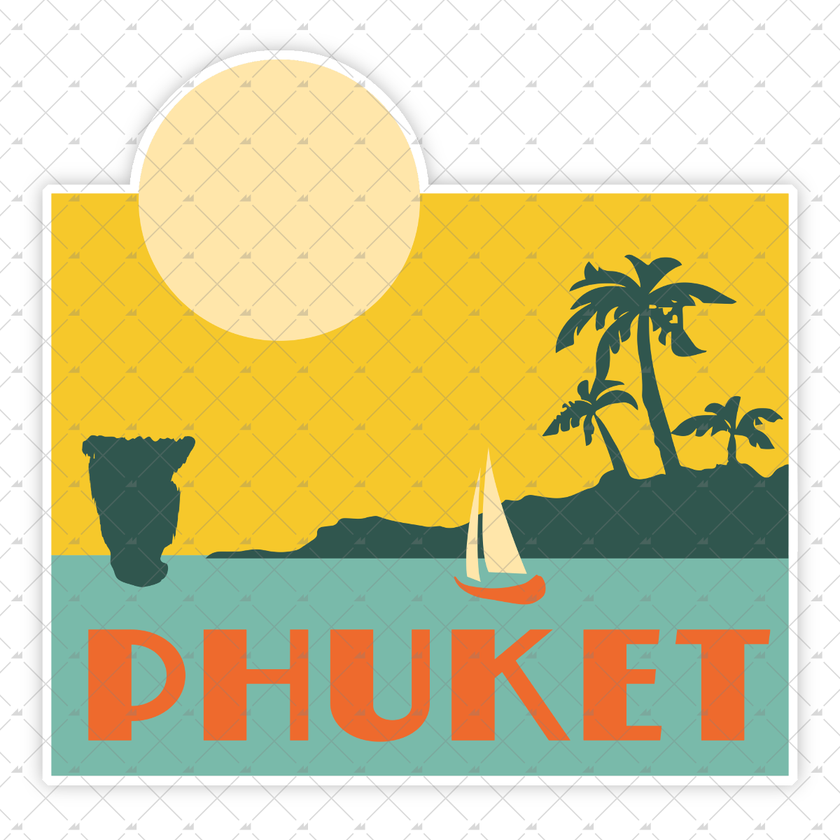 Phuket - Sticker